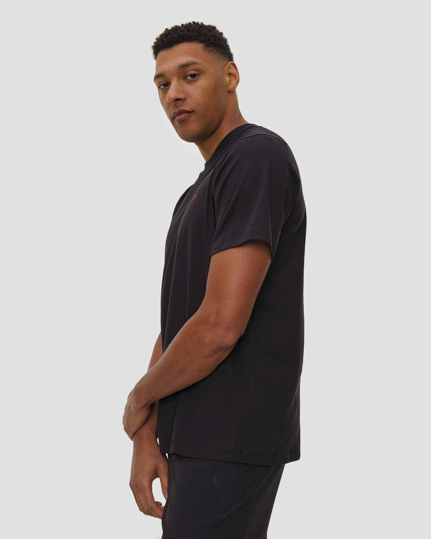 T-shirt męski Arcteryx Kragg SL Cotton Blurred Bird SS M czarny