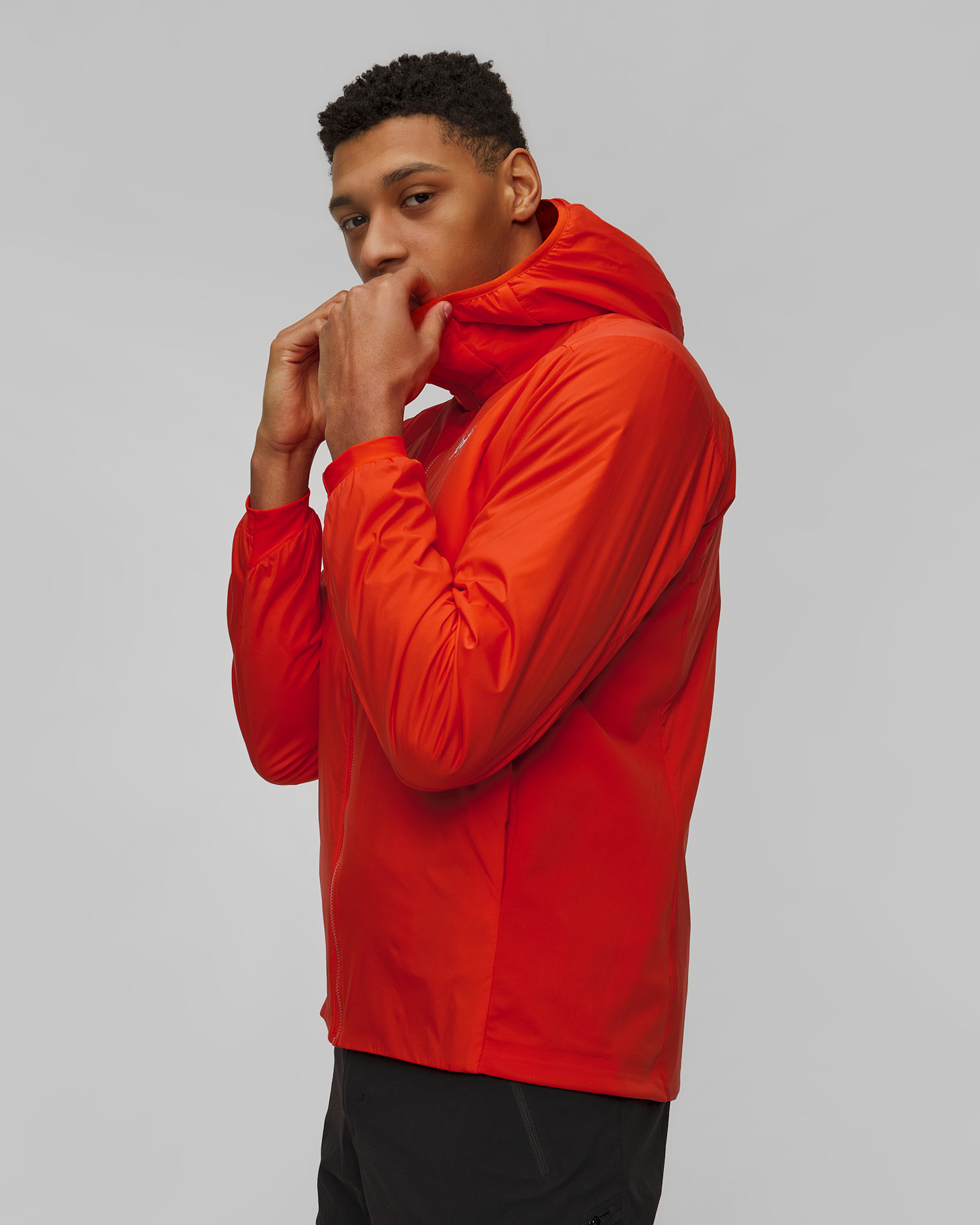 Men's jacket Arcteryx Atom Hoody red