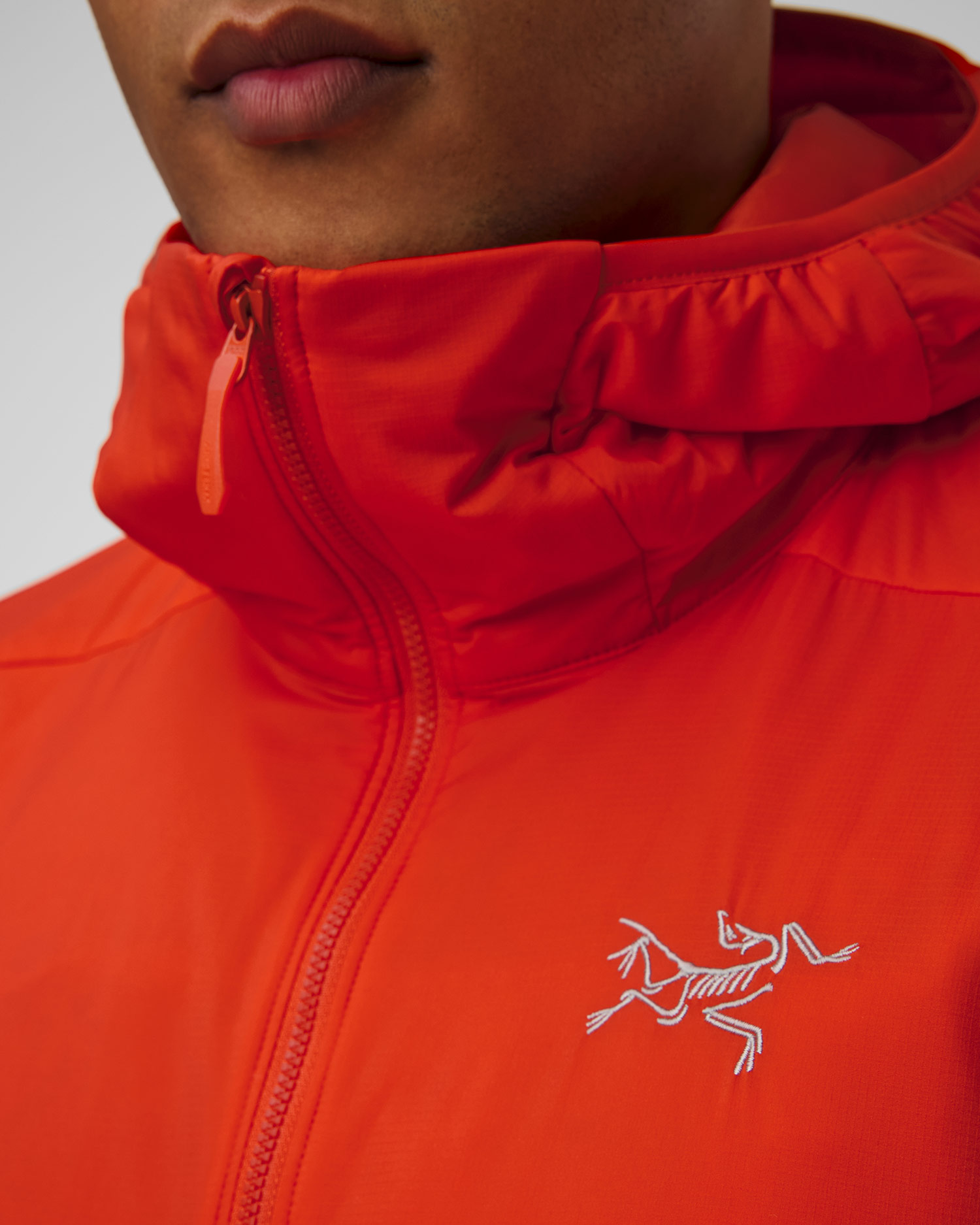 Men's jacket Arcteryx Atom Hoody red