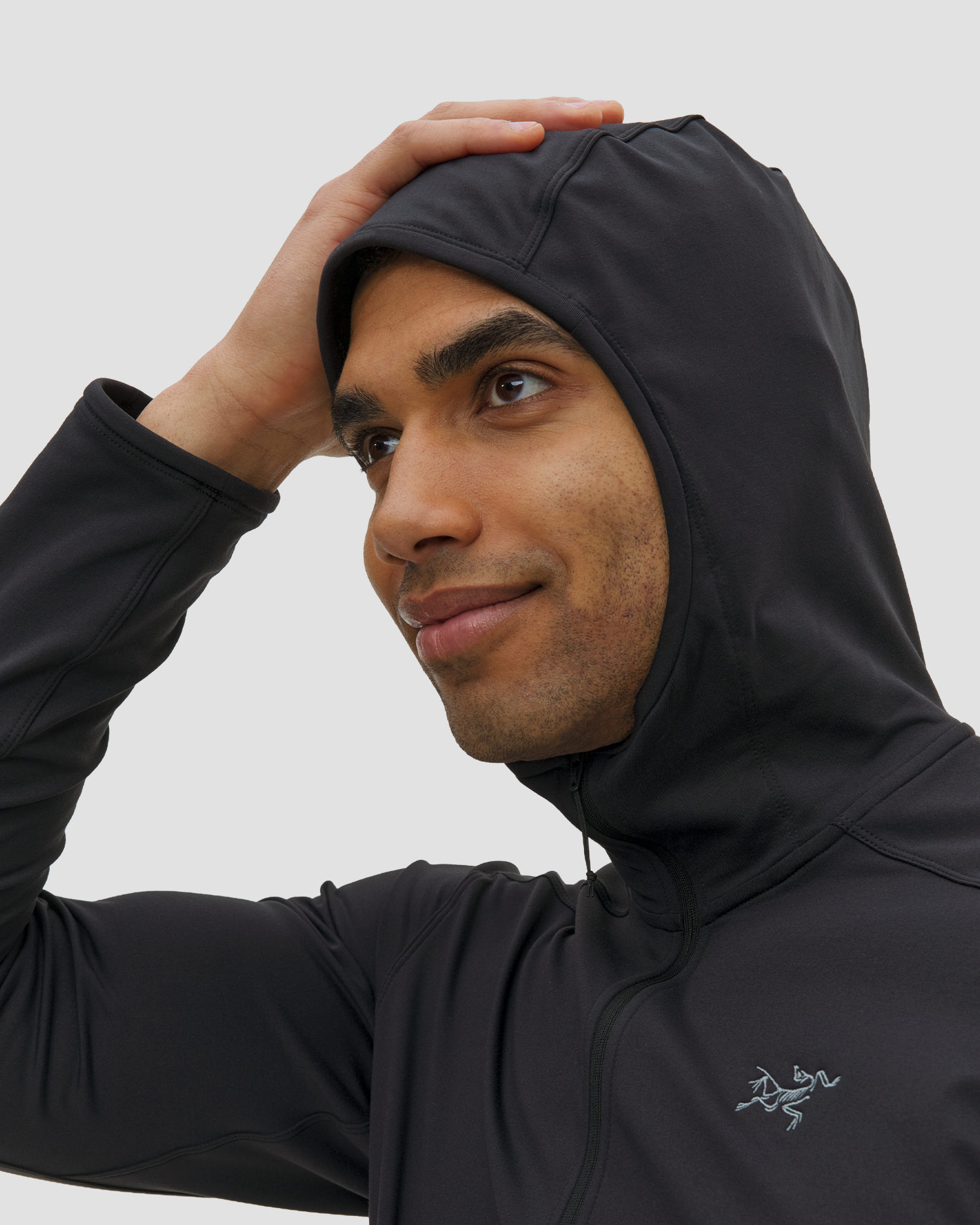 Hanorac midlayer pentru bărbați Arcteryx Kyanite Lightweight Hoody M negru