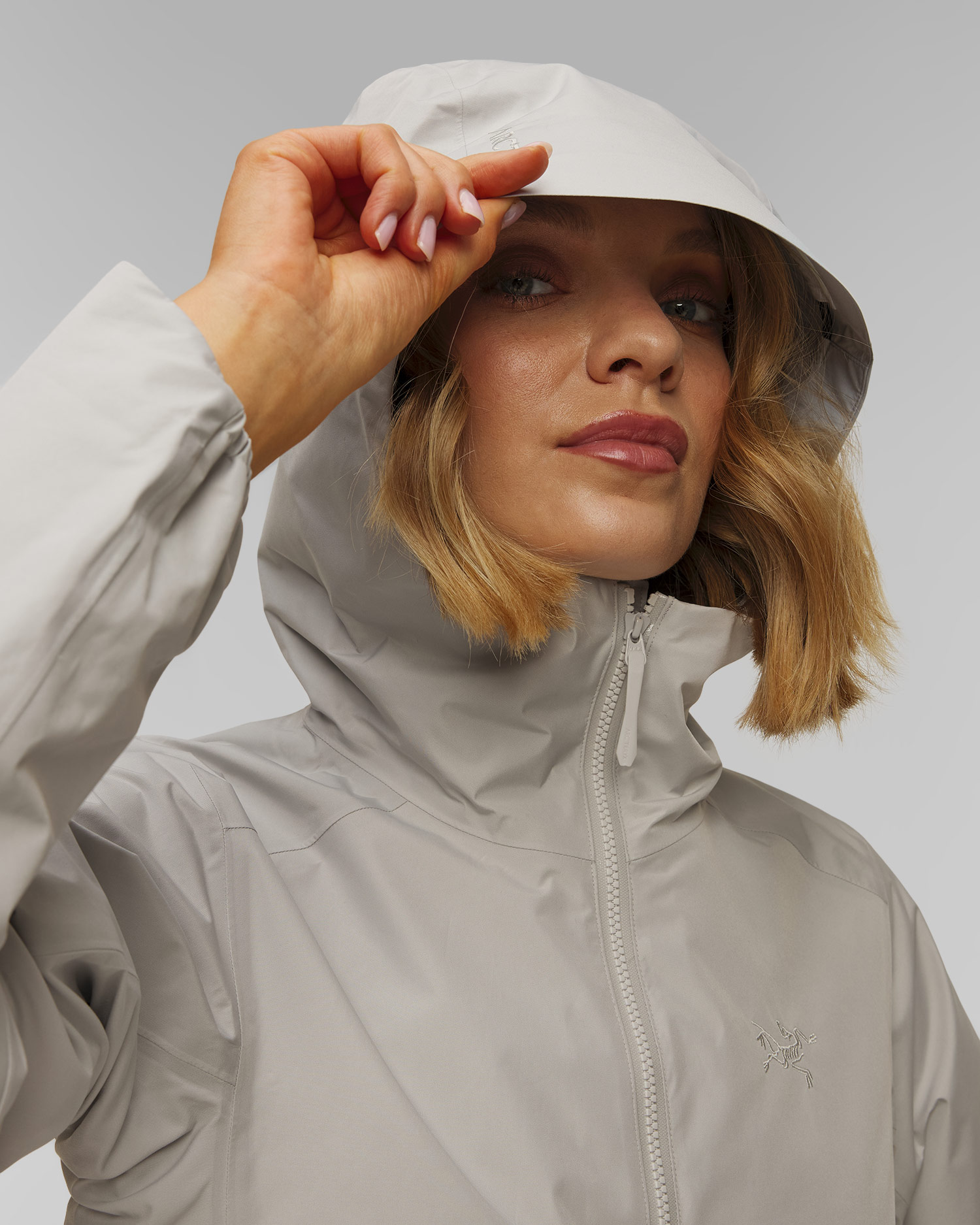 Women's softshell jacket Arcteryx Solano Hoody W grey