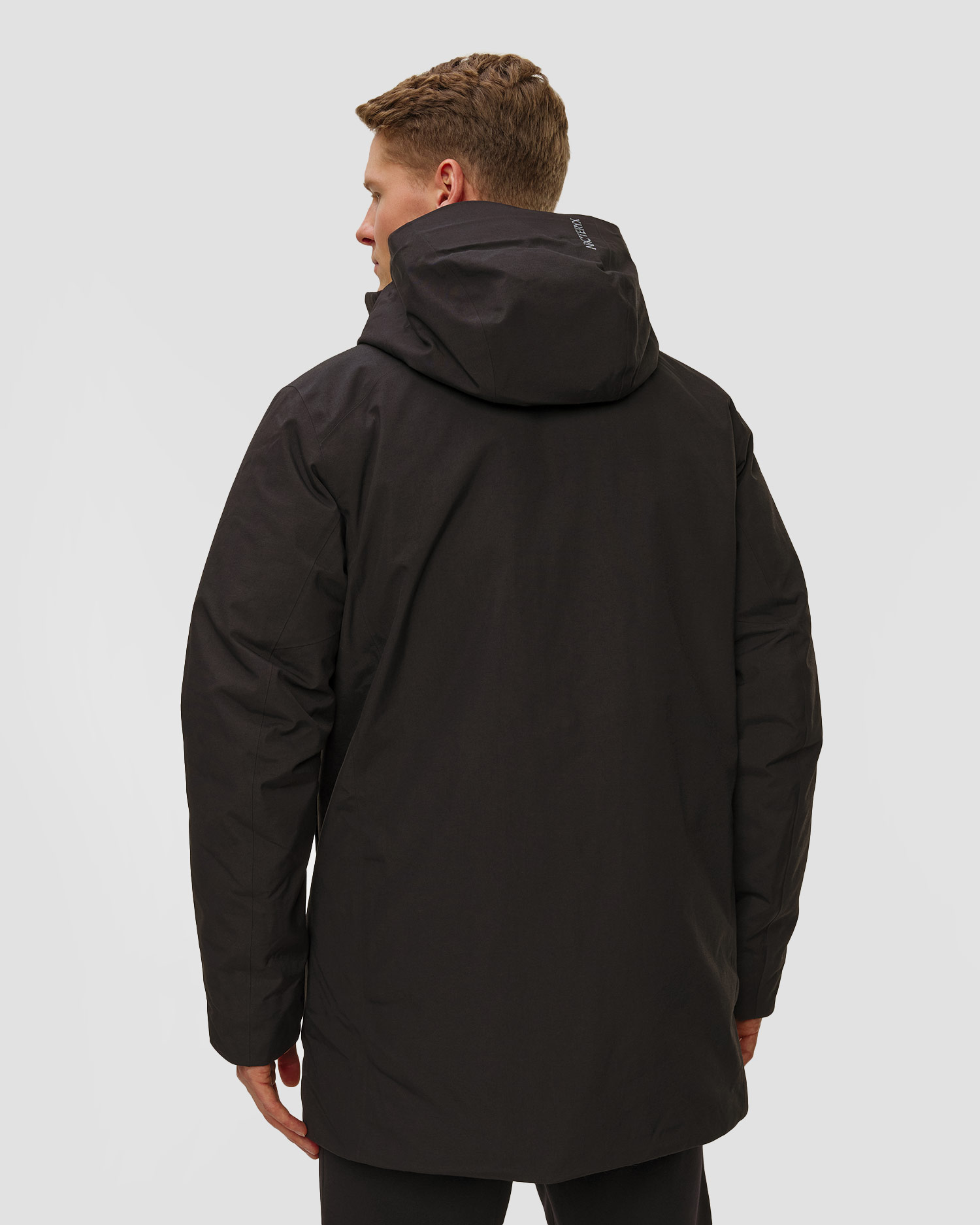 Pánský kabát Arcteryx Therme Down Parka v černé barvě