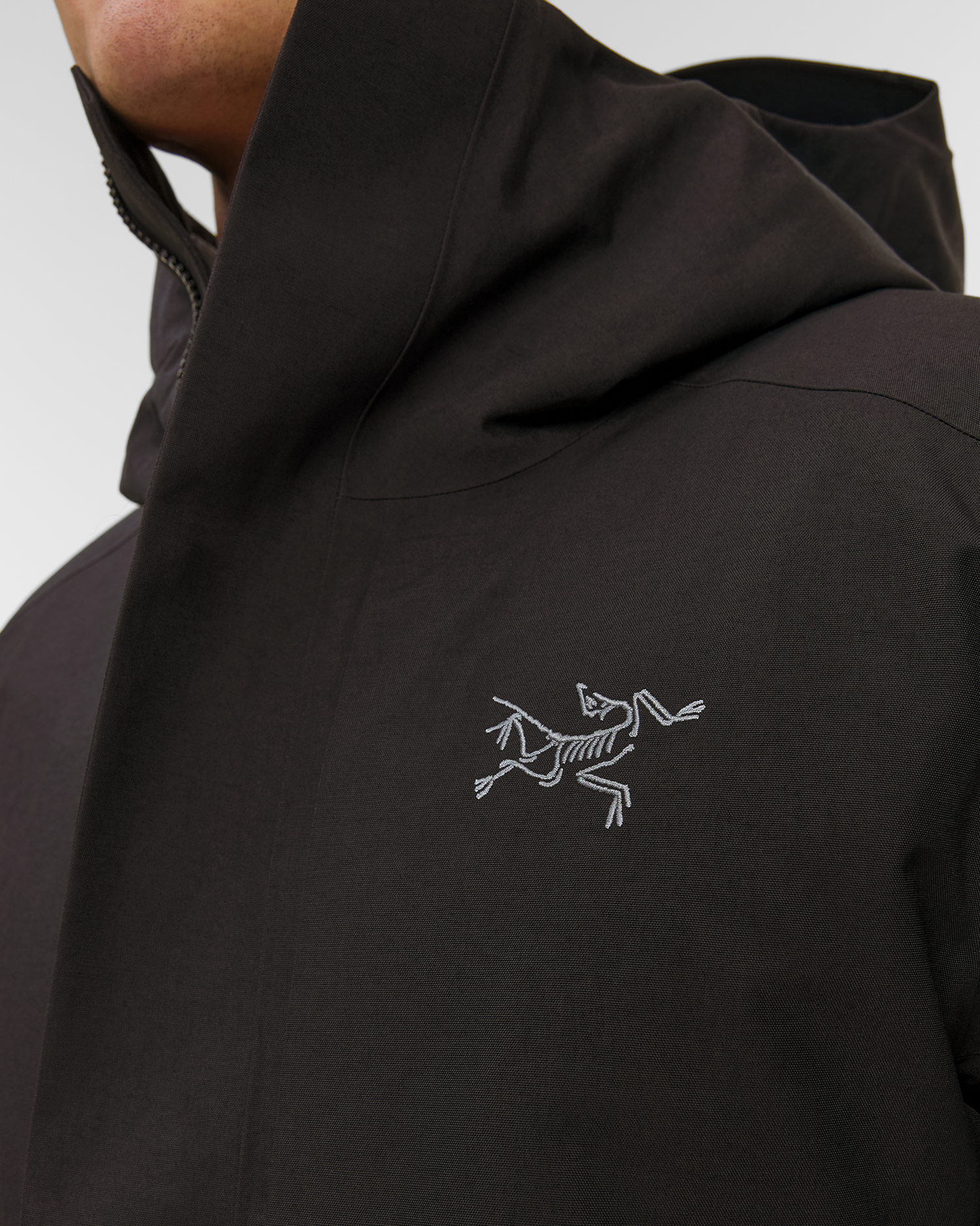 Pánský kabát Arcteryx Therme Down Parka v černé barvě