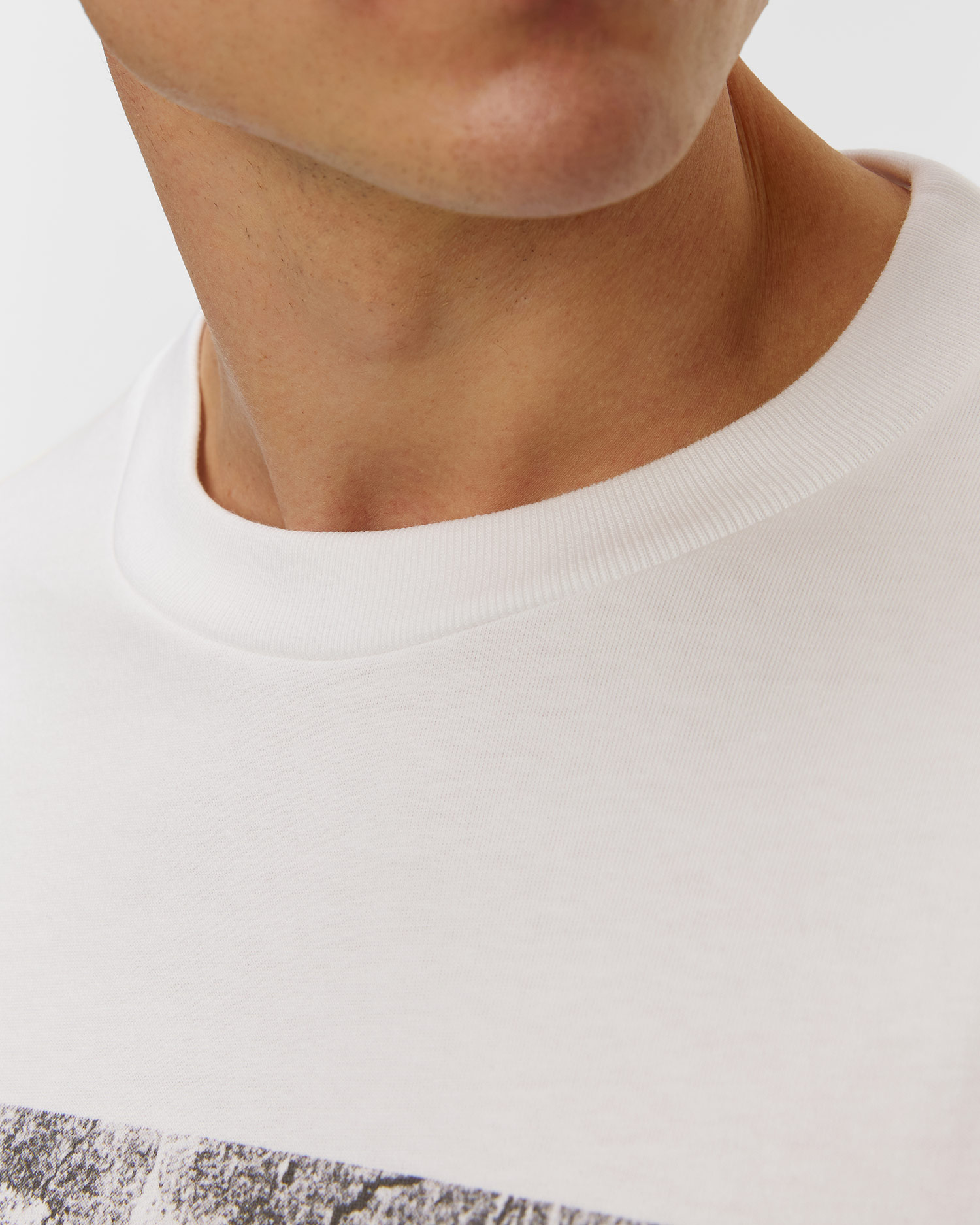 Arcteryx Kragg Cotton Lithographica Shirt SS Herren-T-Shirt in Weiß