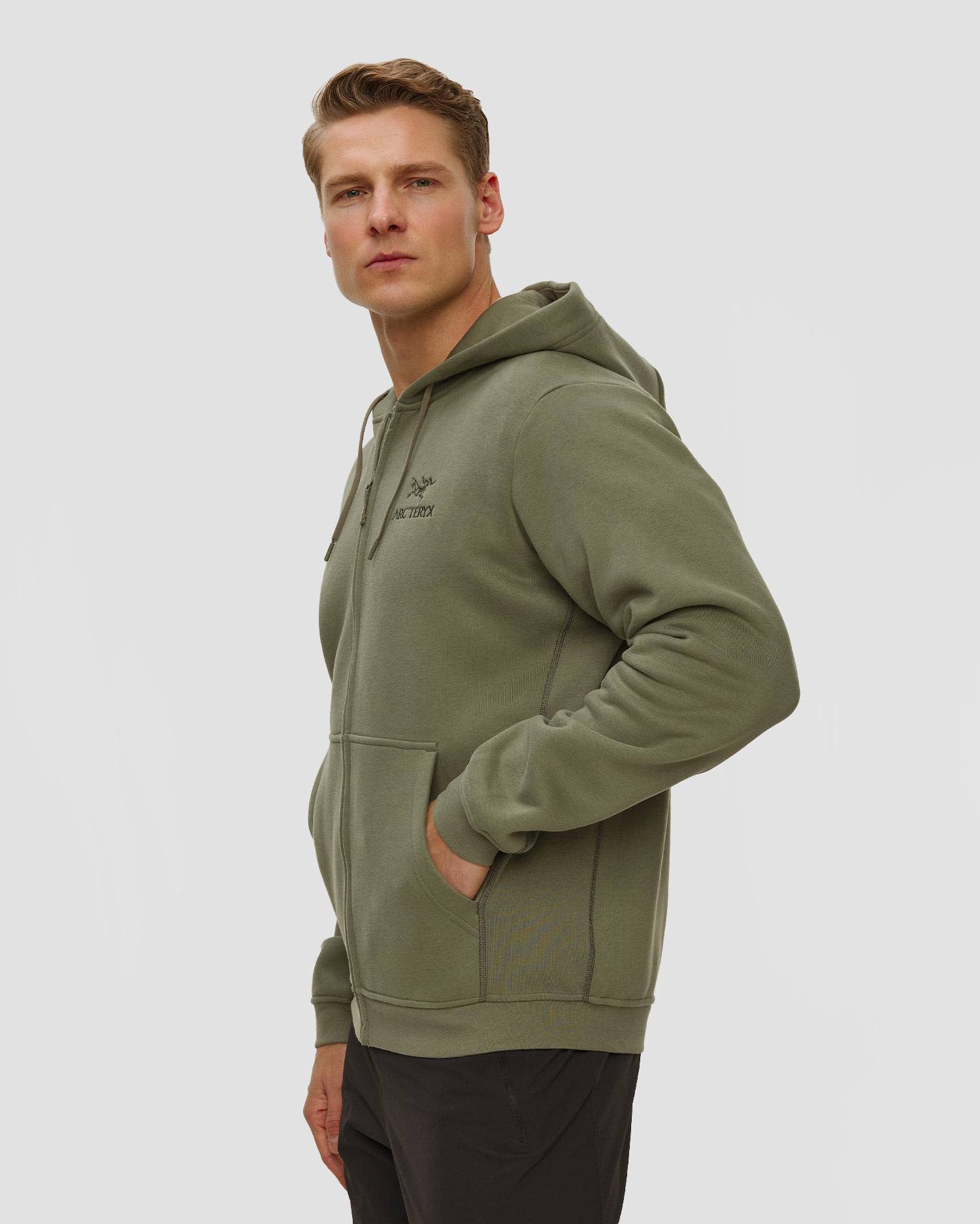 Arcteryx Emblem Fleece Full Zip Hoody Herren-Sweatshirt