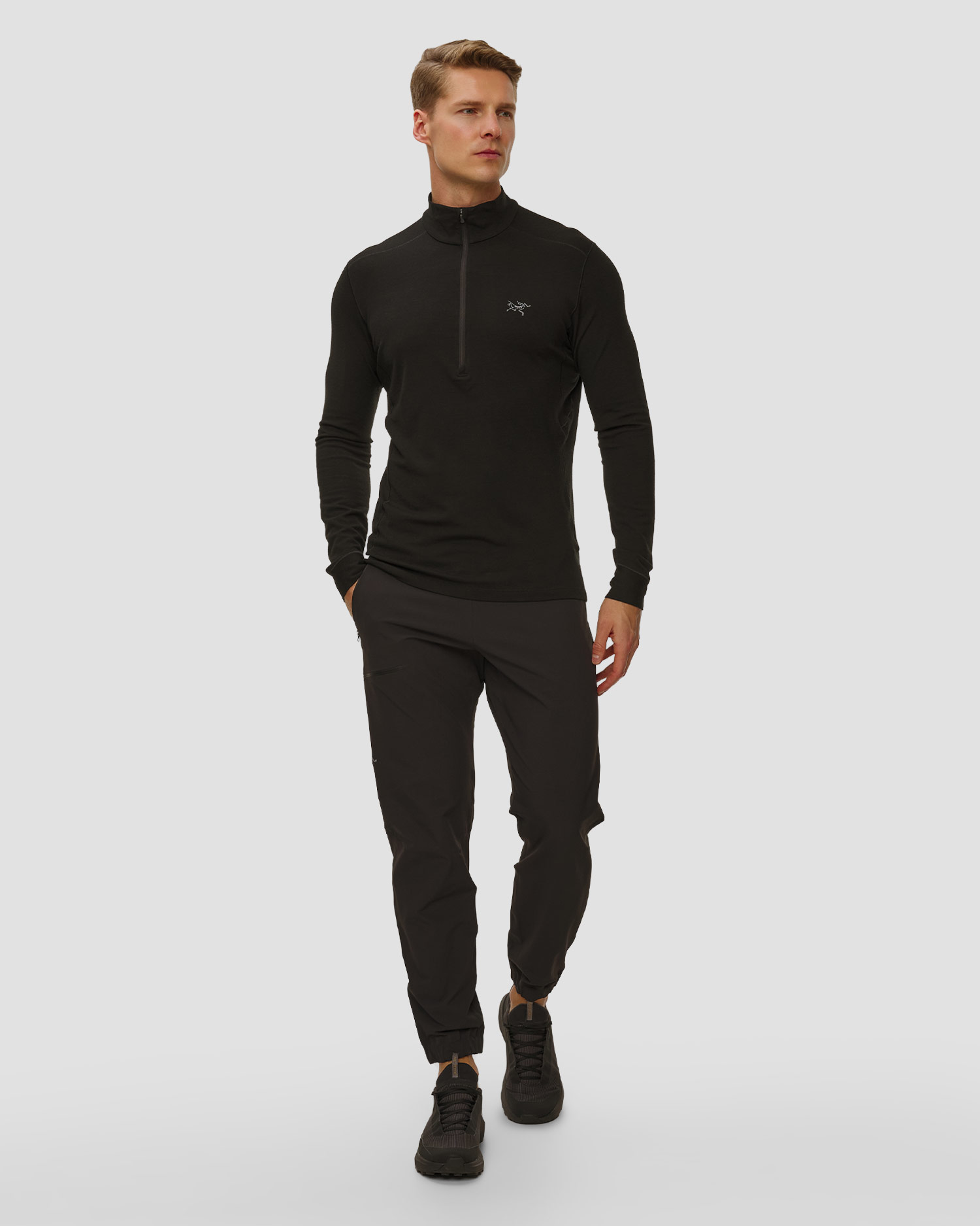 Softshellové pánské kalhoty Arcteryx Gamma Jogger v černé barvě