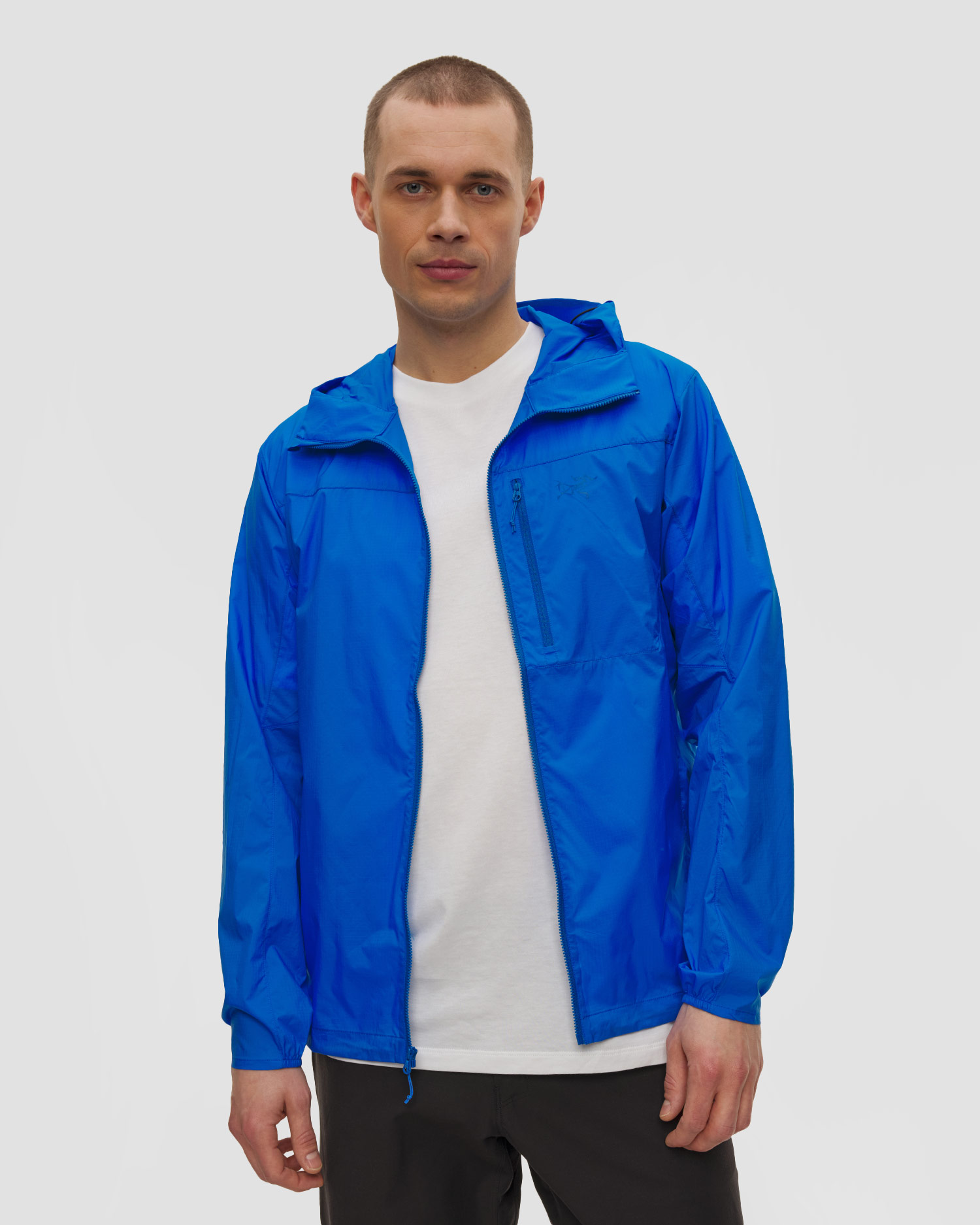 Jachetă de vânt pentru bărbați Arcteryx Squamish Hoody M albastră, Culoare/Model: Niebieski