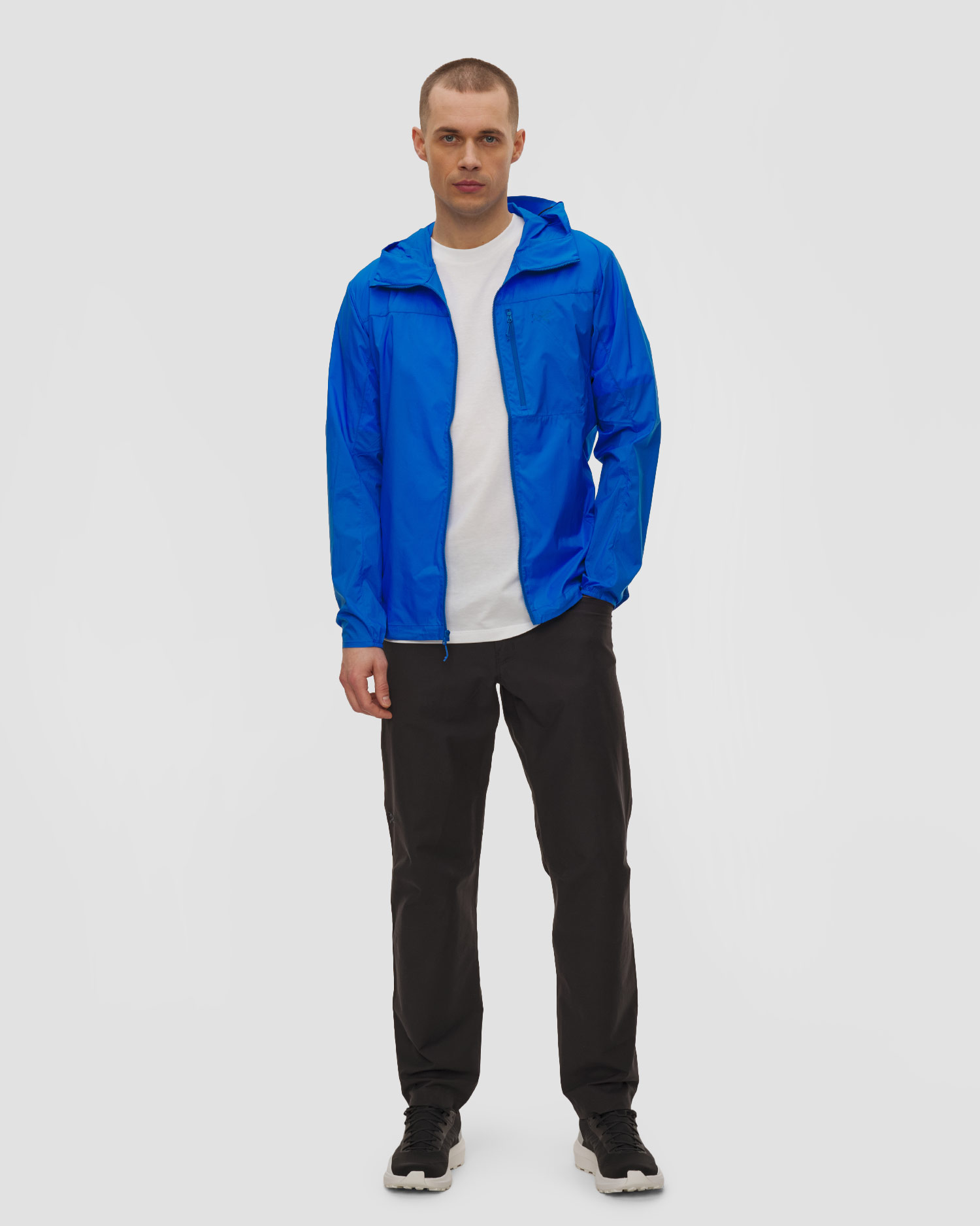 Jachetă de vânt pentru bărbați Arcteryx Squamish Hoody M albastră