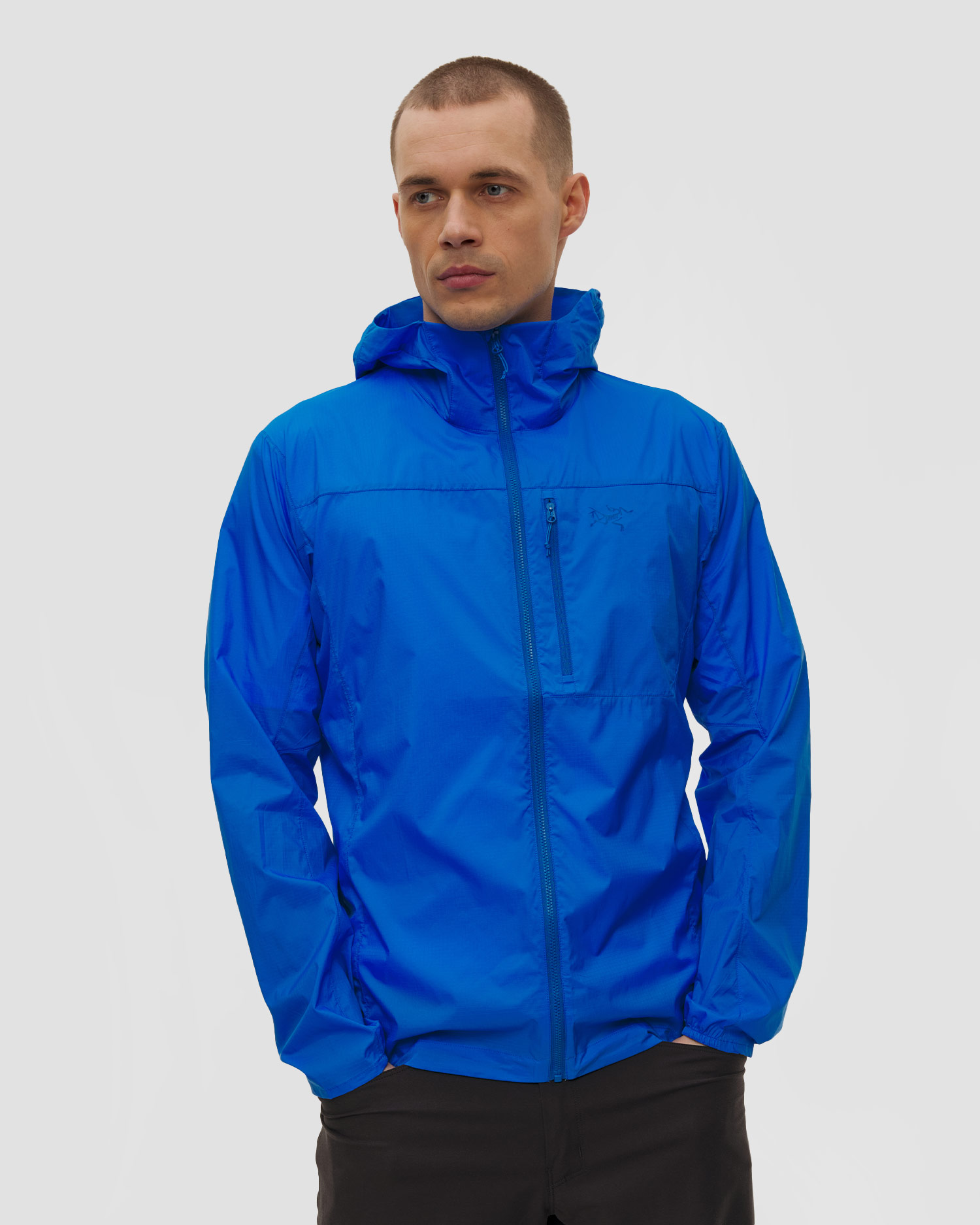 Jachetă de vânt pentru bărbați Arcteryx Squamish Hoody M albastră