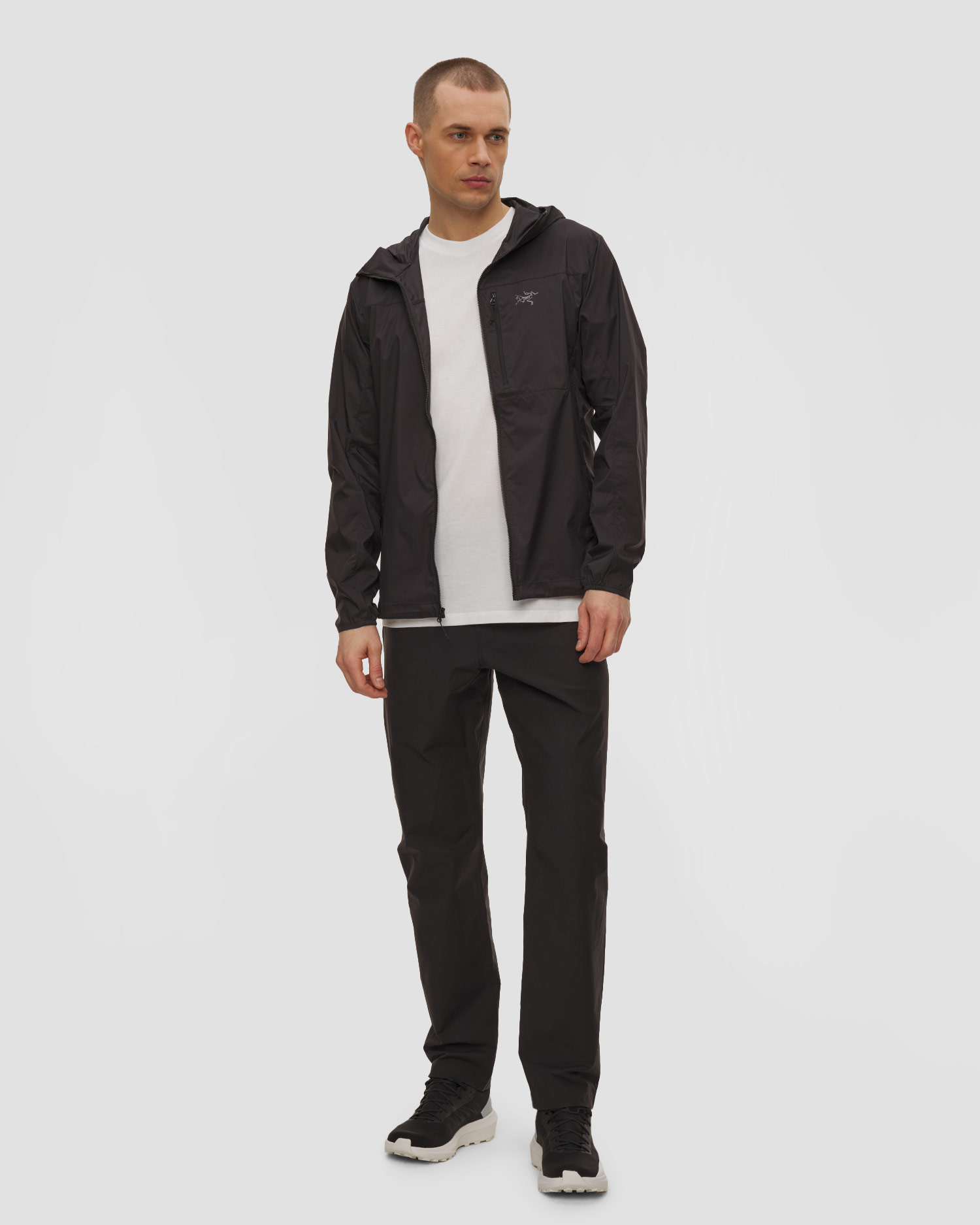 Jachetă de vânt pentru bărbați Arcteryx Squamish Hoody M neagră