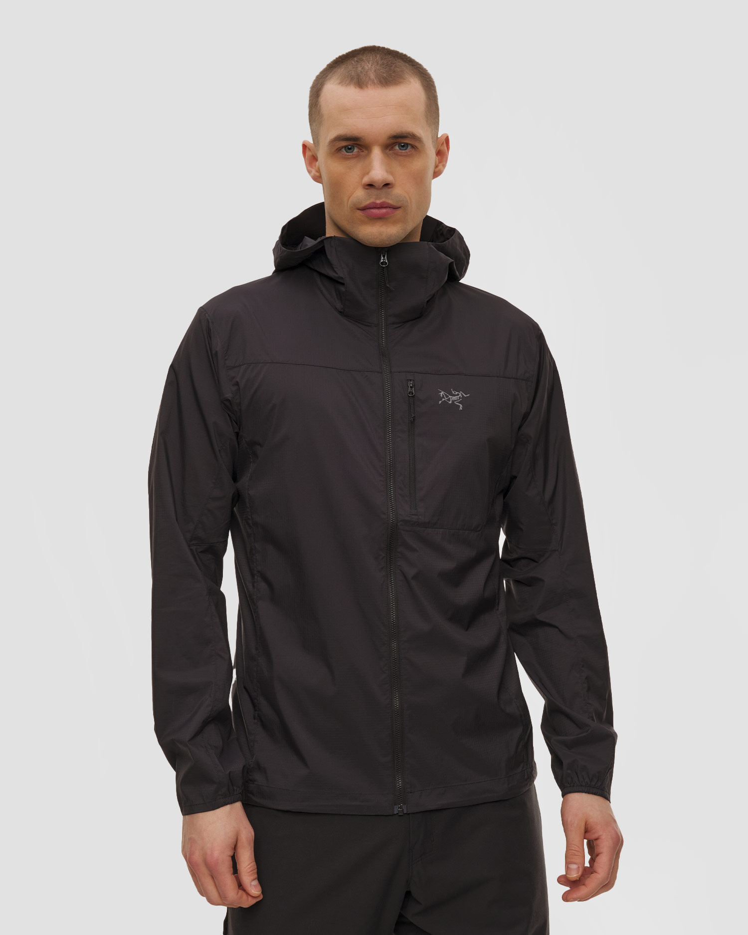 Jachetă de vânt pentru bărbați Arcteryx Squamish Hoody M neagră