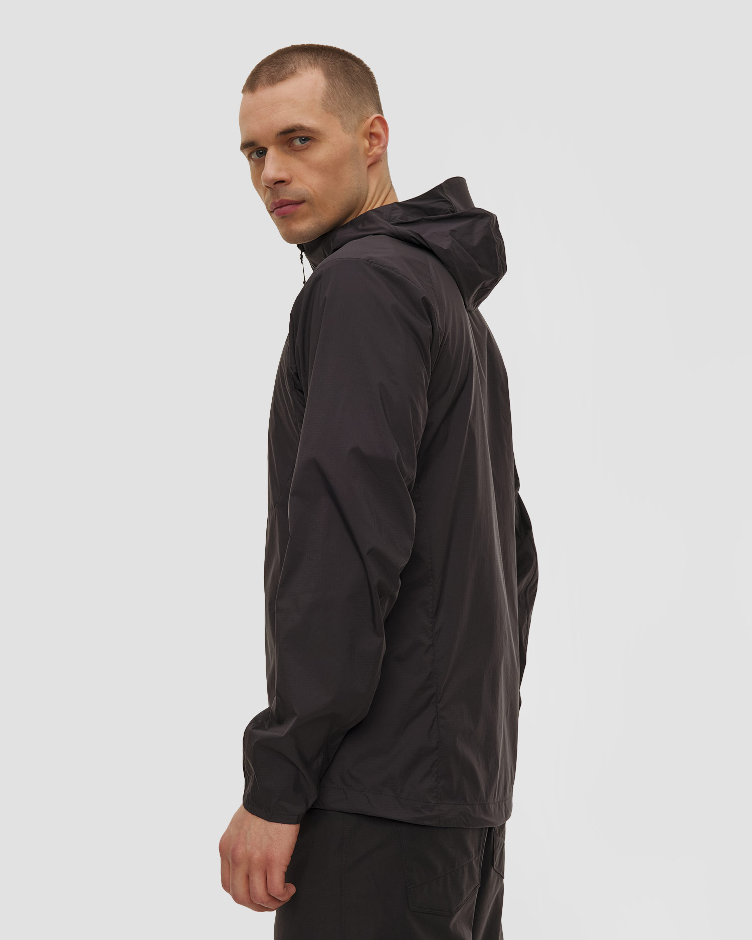 Jachetă de vânt pentru bărbați Arcteryx Squamish Hoody M neagră
