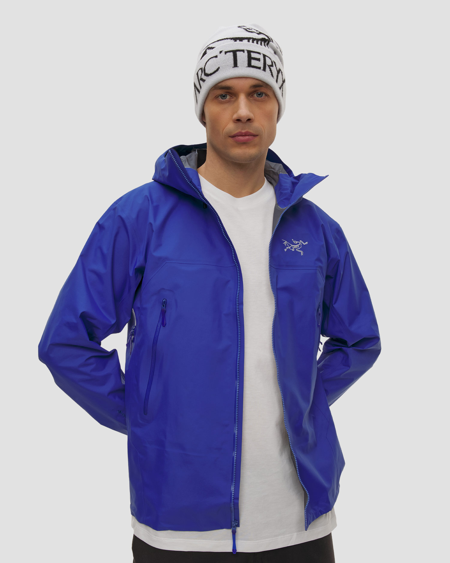 Pánská hardshellová bunda Arcteryx Beta SL Jacket v modré barvě, Barva/Vzor: Niebieski