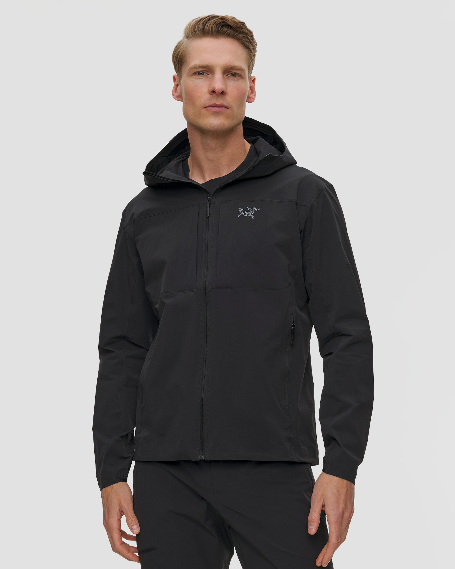 Geacă softshell pentru bărbați Arcteryx Gamma Lightweight Hoody M neagră