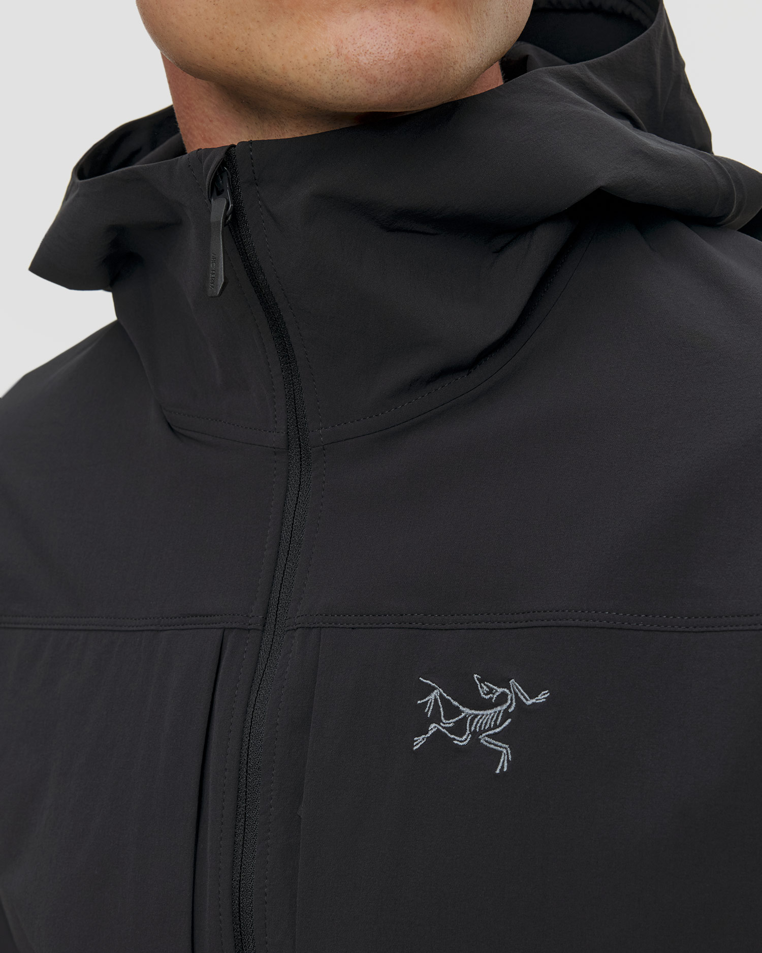 Geacă softshell pentru bărbați Arcteryx Gamma Lightweight Hoody M neagră