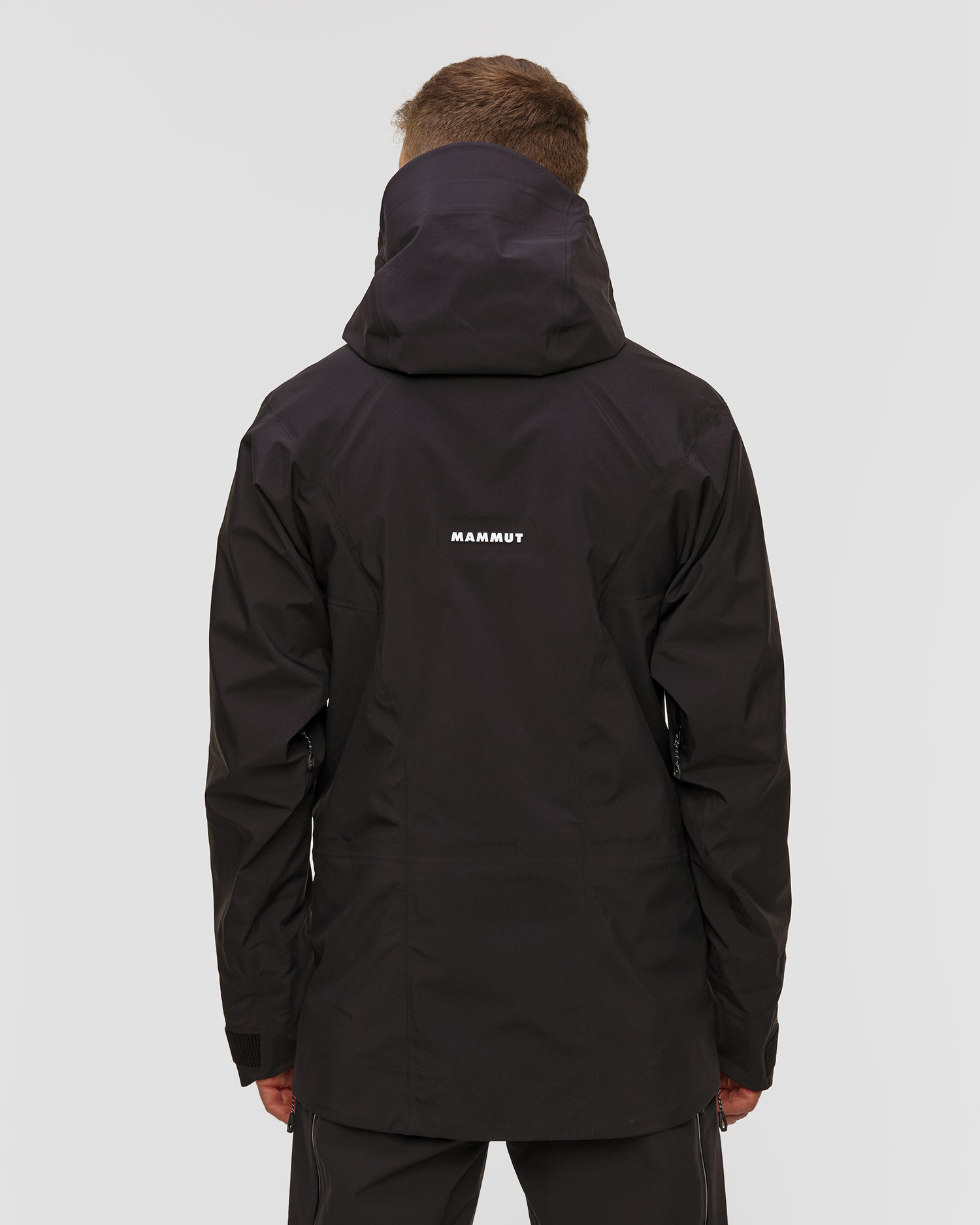 Veste technique noire pour hommes Mammut Eiger Free Pro HS Hooded Jacket Men