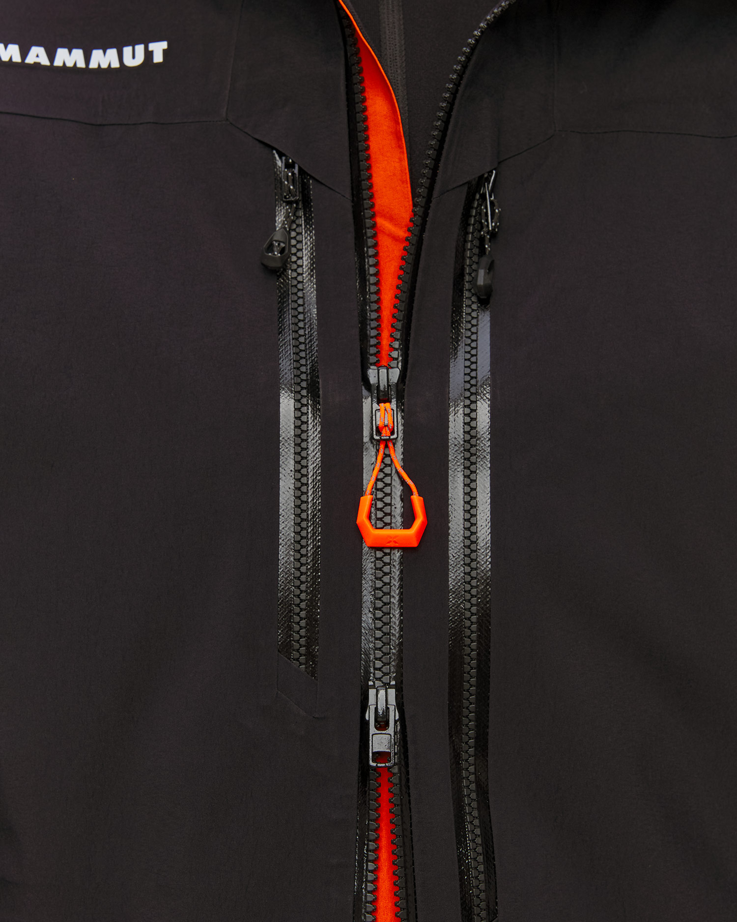 Veste technique noire pour hommes Mammut Eiger Free Pro HS Hooded Jacket Men