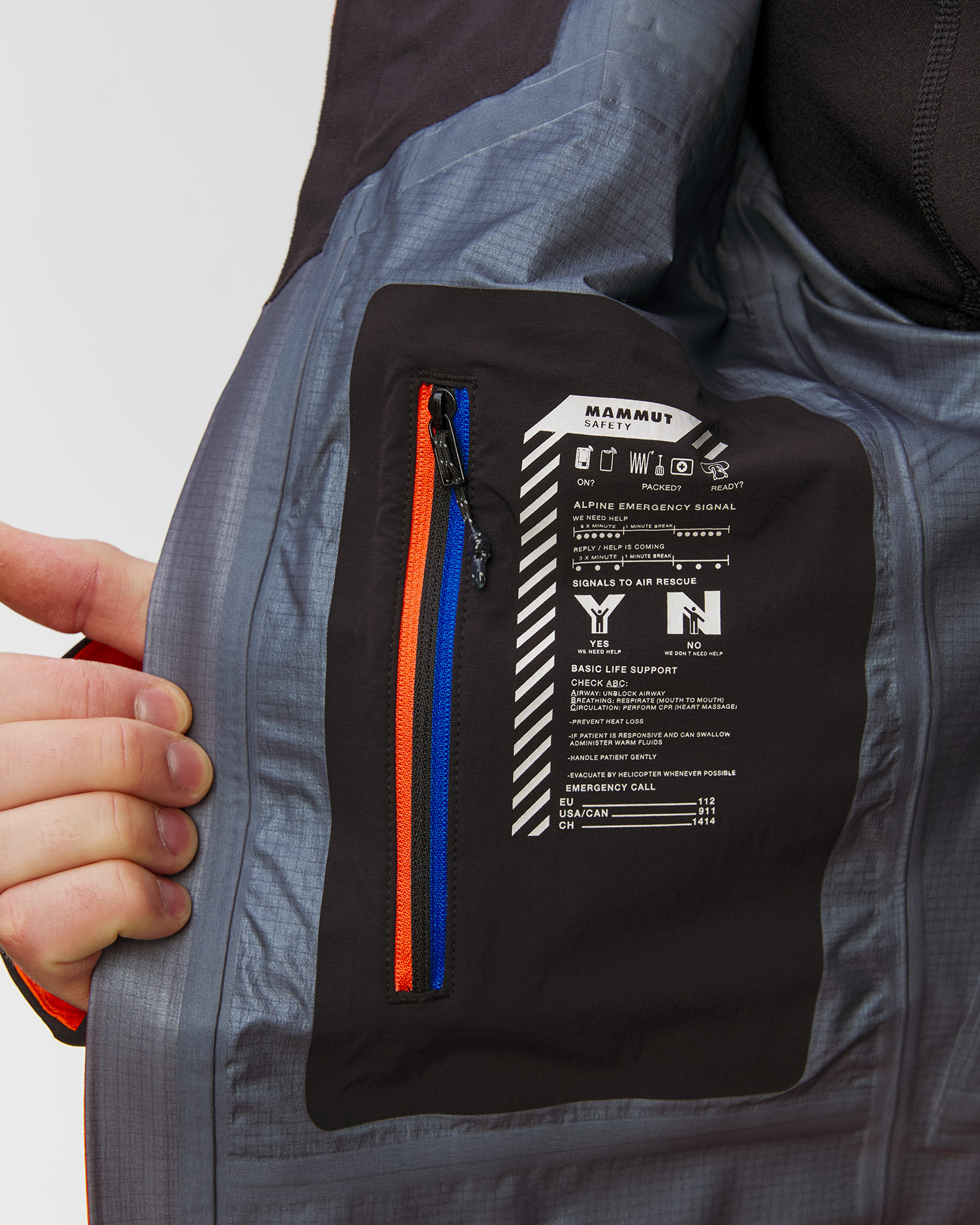 Men's technical Mammut Eiger Free Pro HS Hooded Jacket Men black