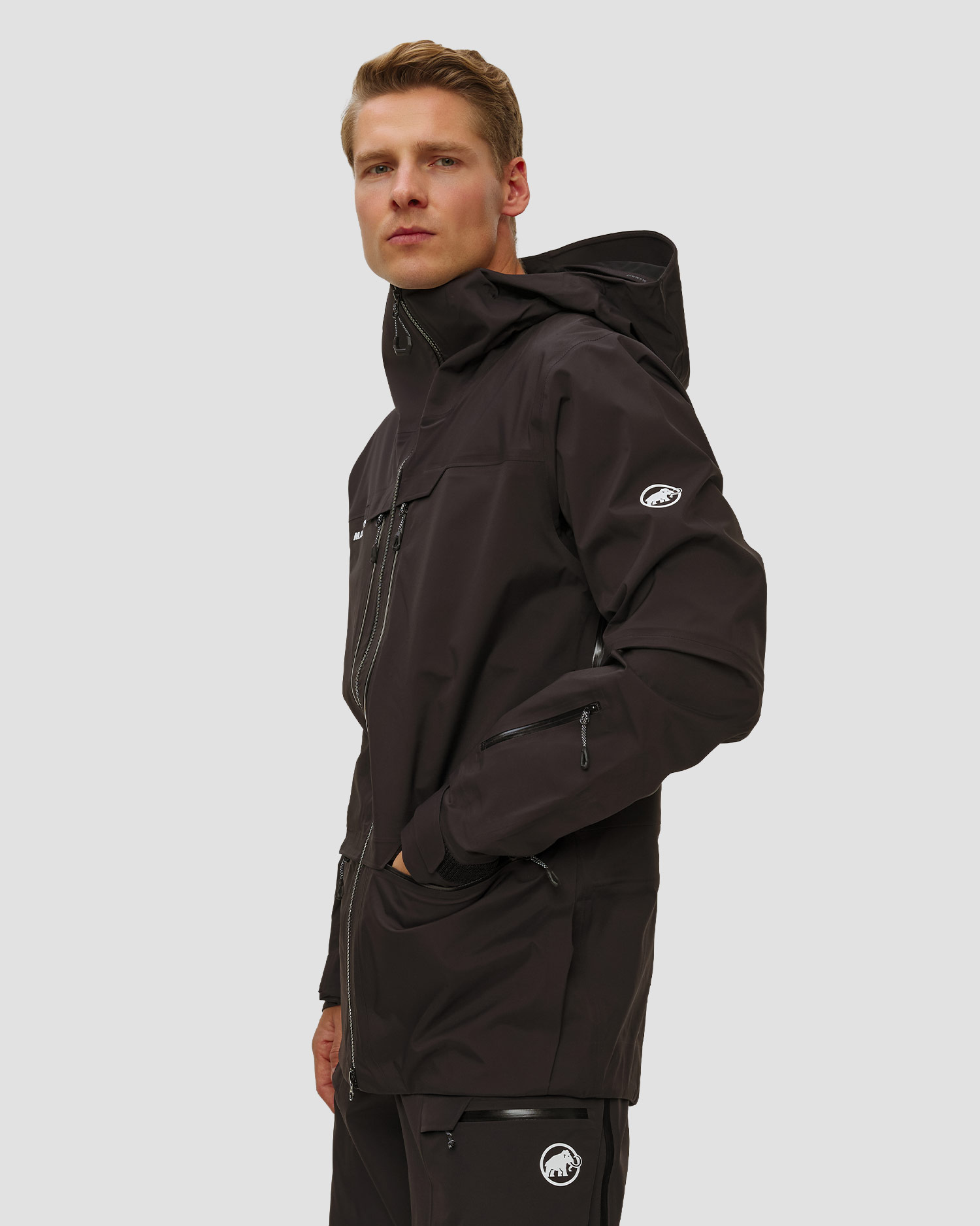 Freeride Mammut Haldigrat HS Hooded Jacket Men black