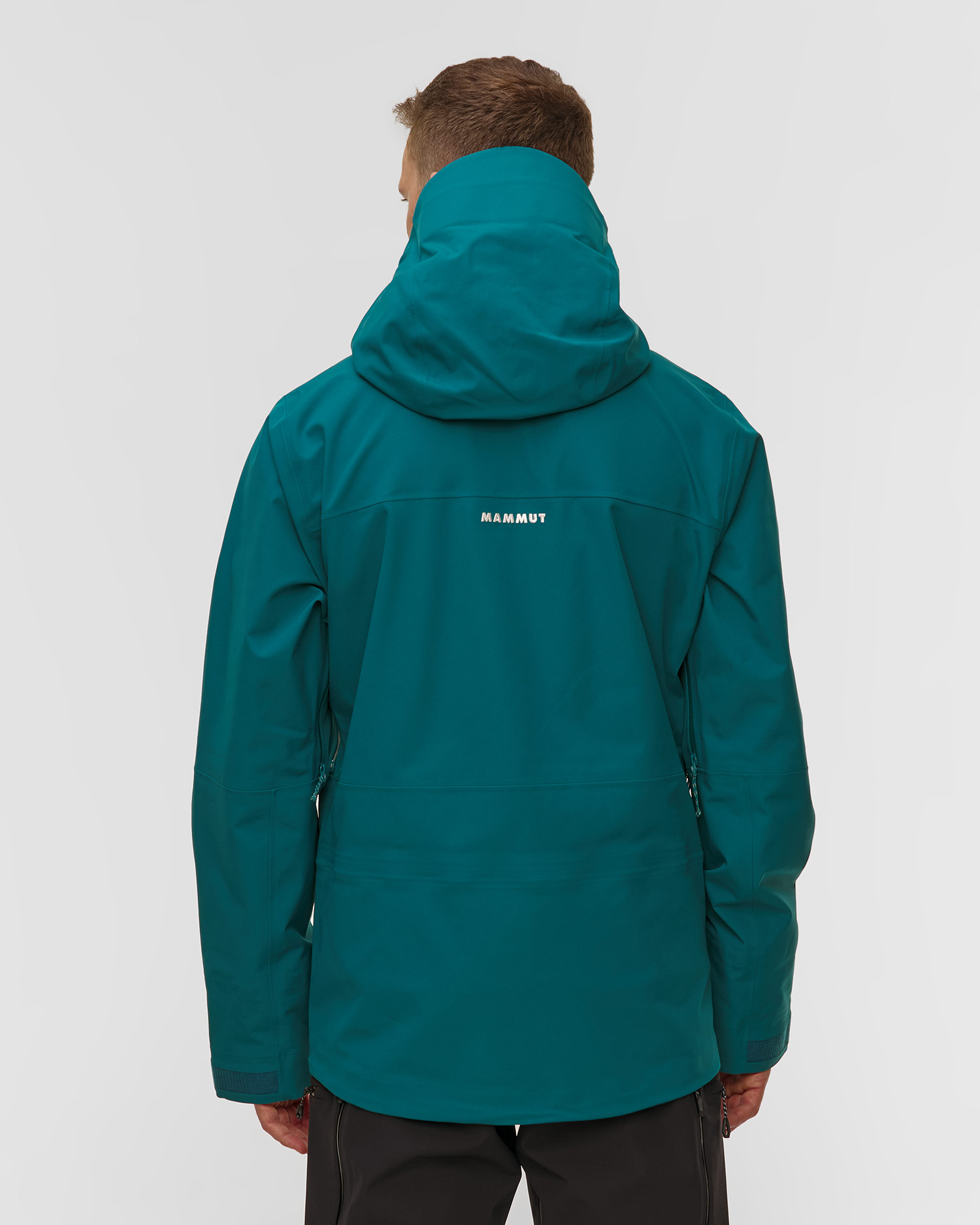 Men's ski Mammut Stoney HS Hooded jacket Men turquoise