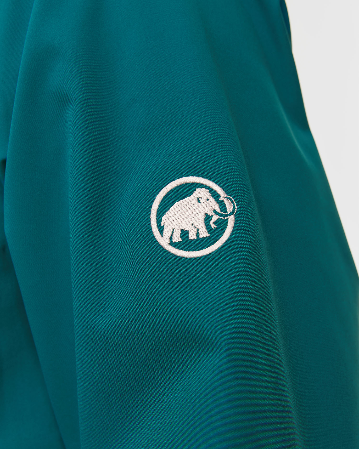 Veste de ski turquoise pour hommes Mammut Stoney HS Hooded Jacket Men