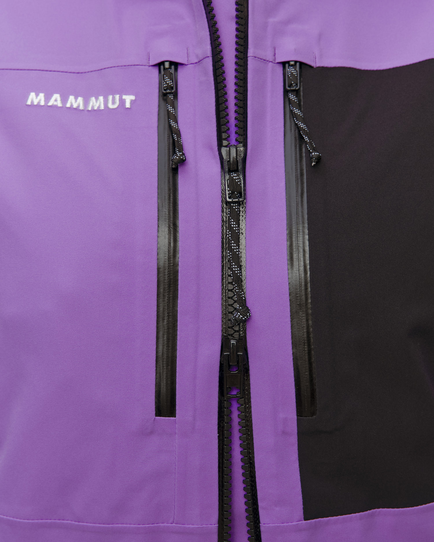 Veste de ski violette pour femmes Mammut Stoney HS Thermo Hooded Jacket Women