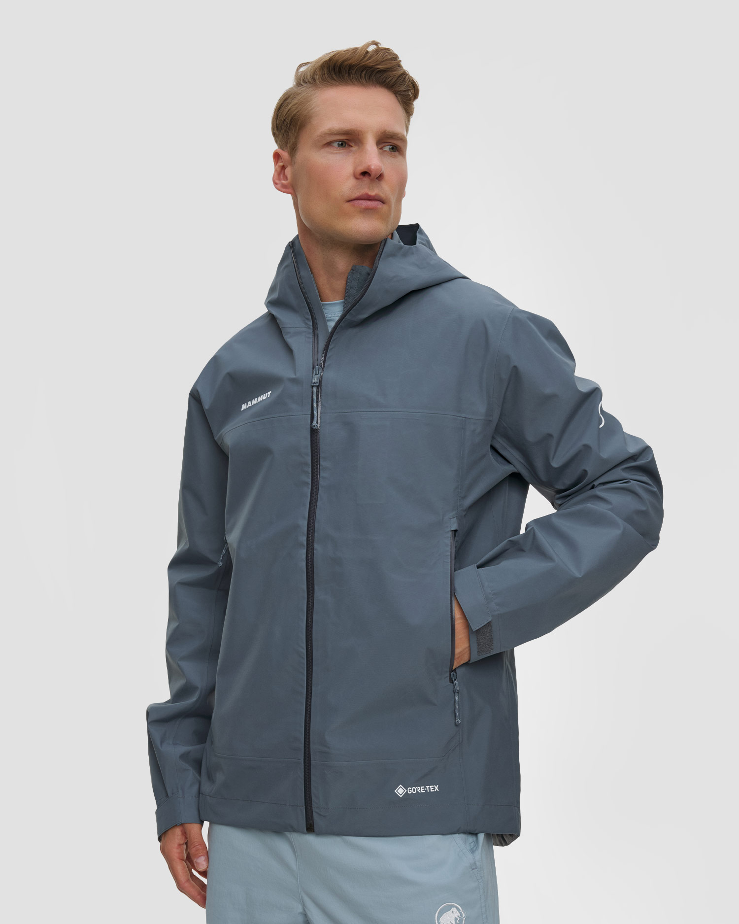 Veste de pluie pour hommes Mammut Crater Light Hs Hooded Jacket