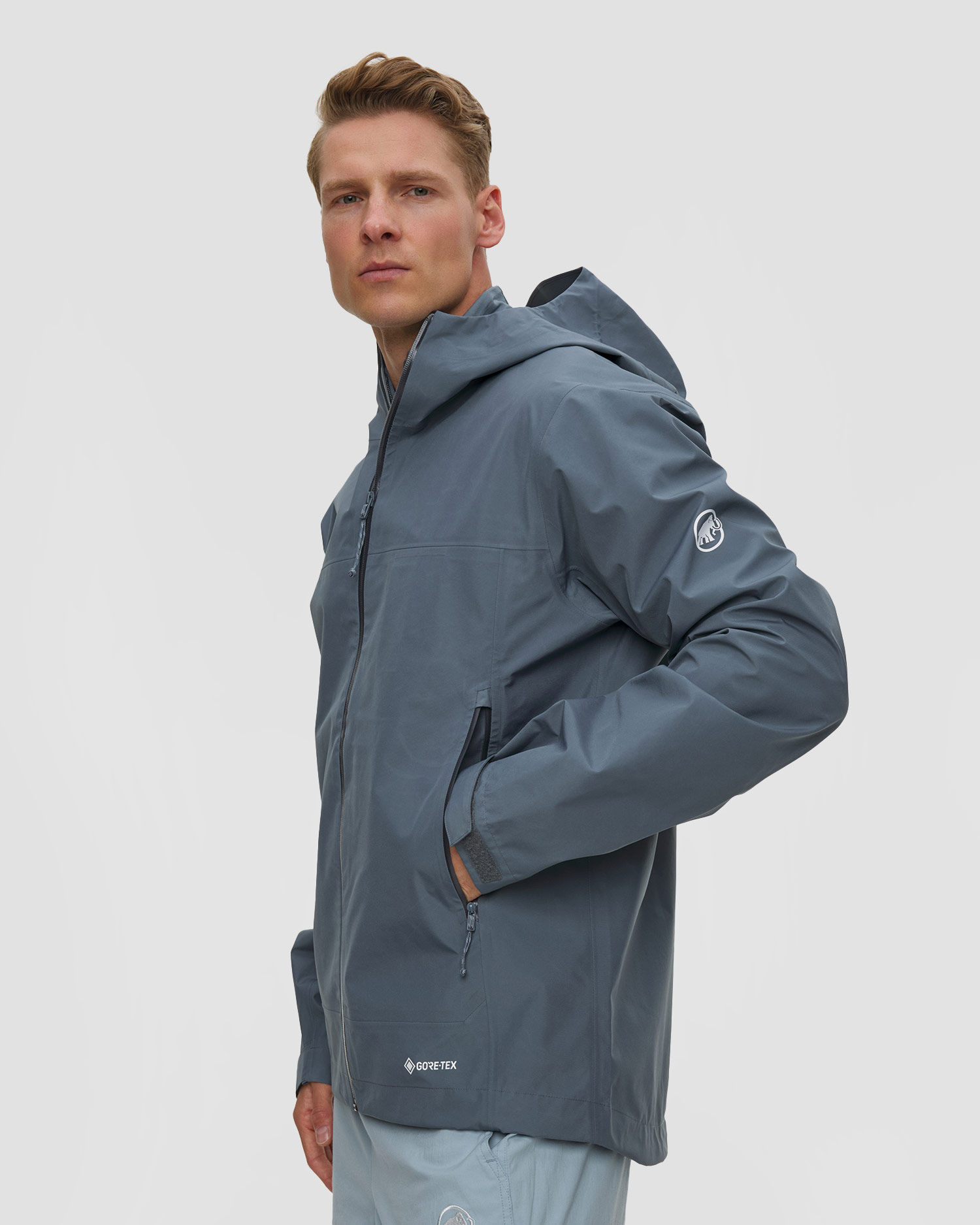 Veste de pluie pour hommes Mammut Crater Light Hs Hooded Jacket