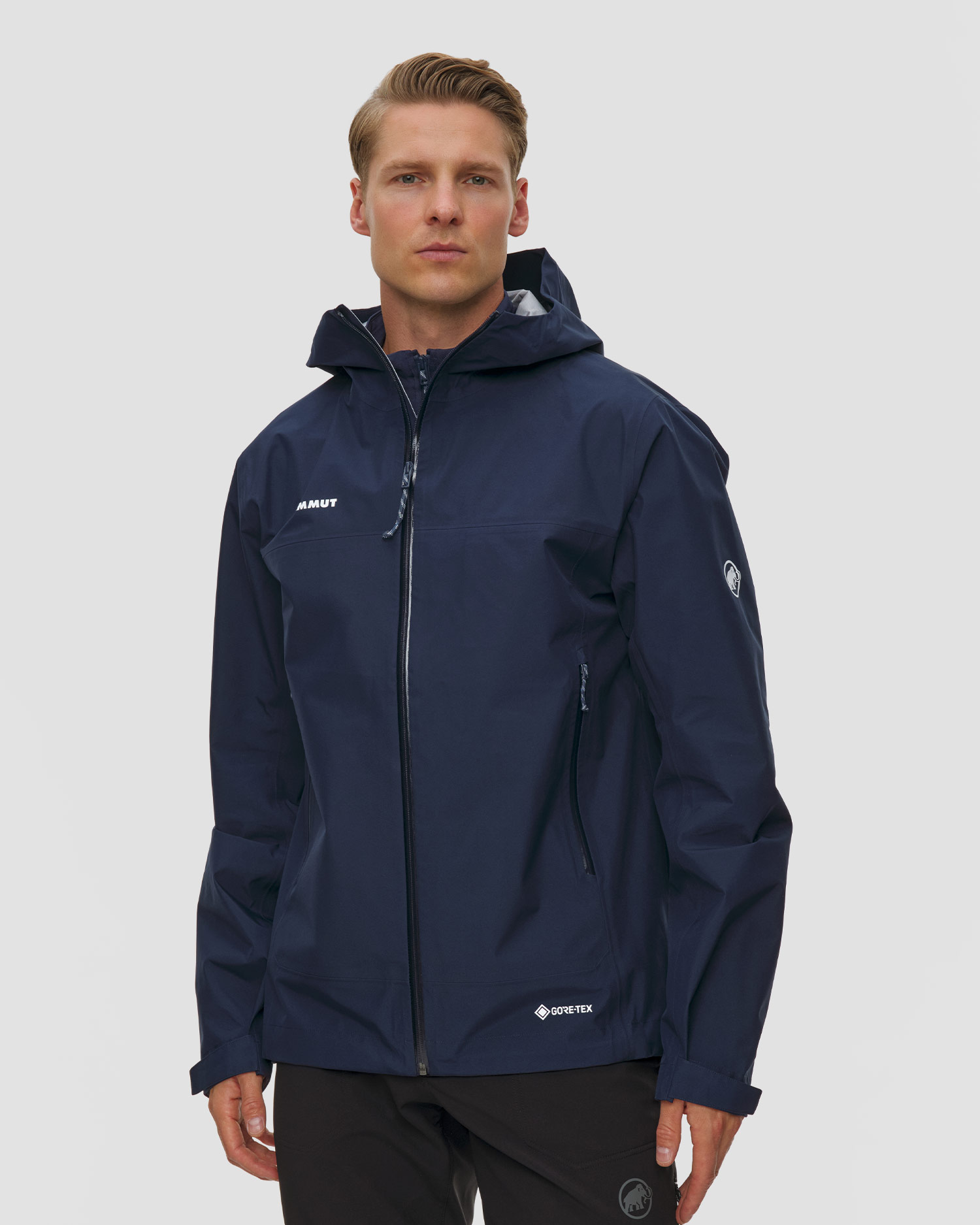 Pánská nepromokavá bunda Mammut Crater Light HS v Tmavě Modré Barvě