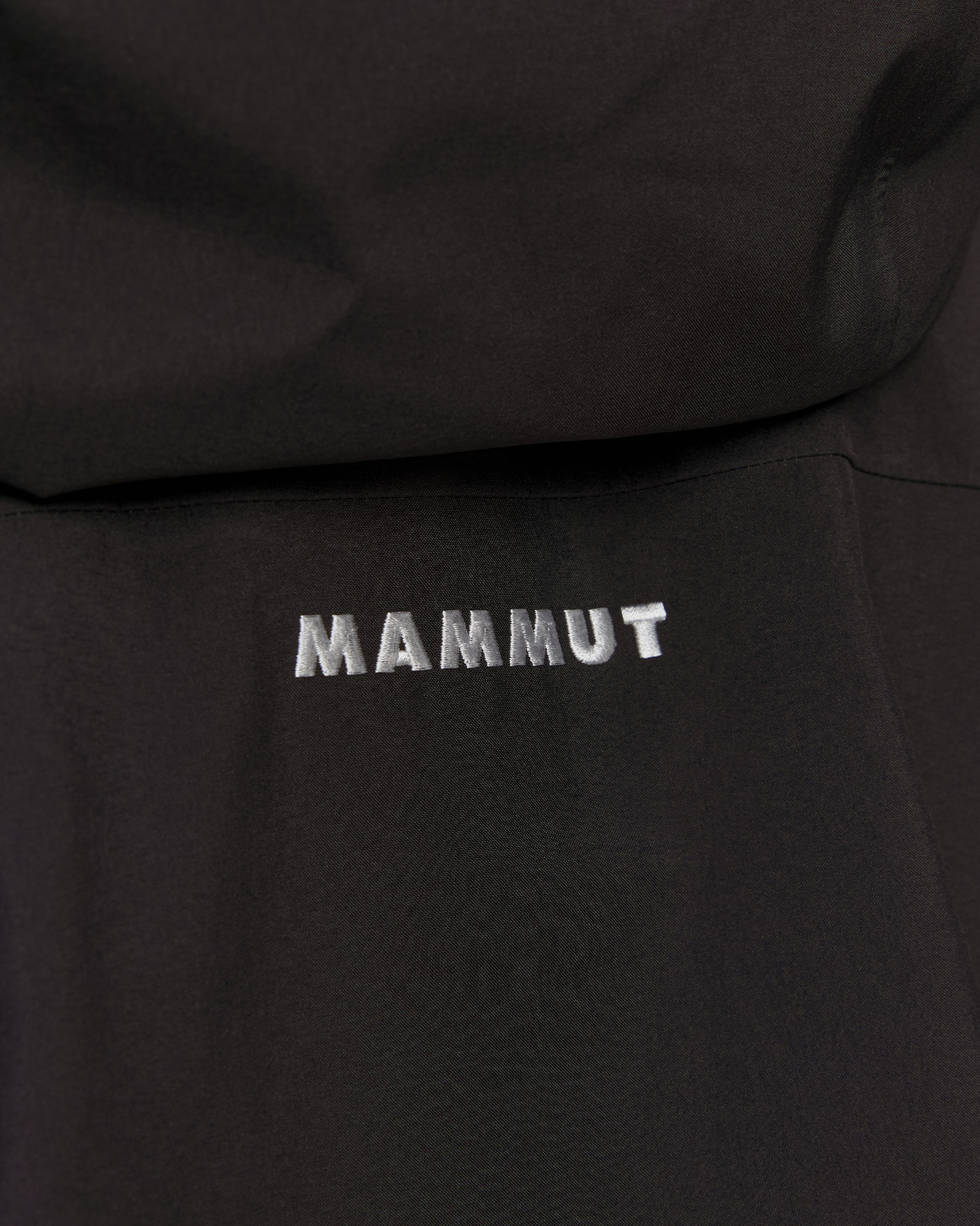 Veste hardshell noire pour hommes Mammut Crater Pro HS Hooded Jacket Men