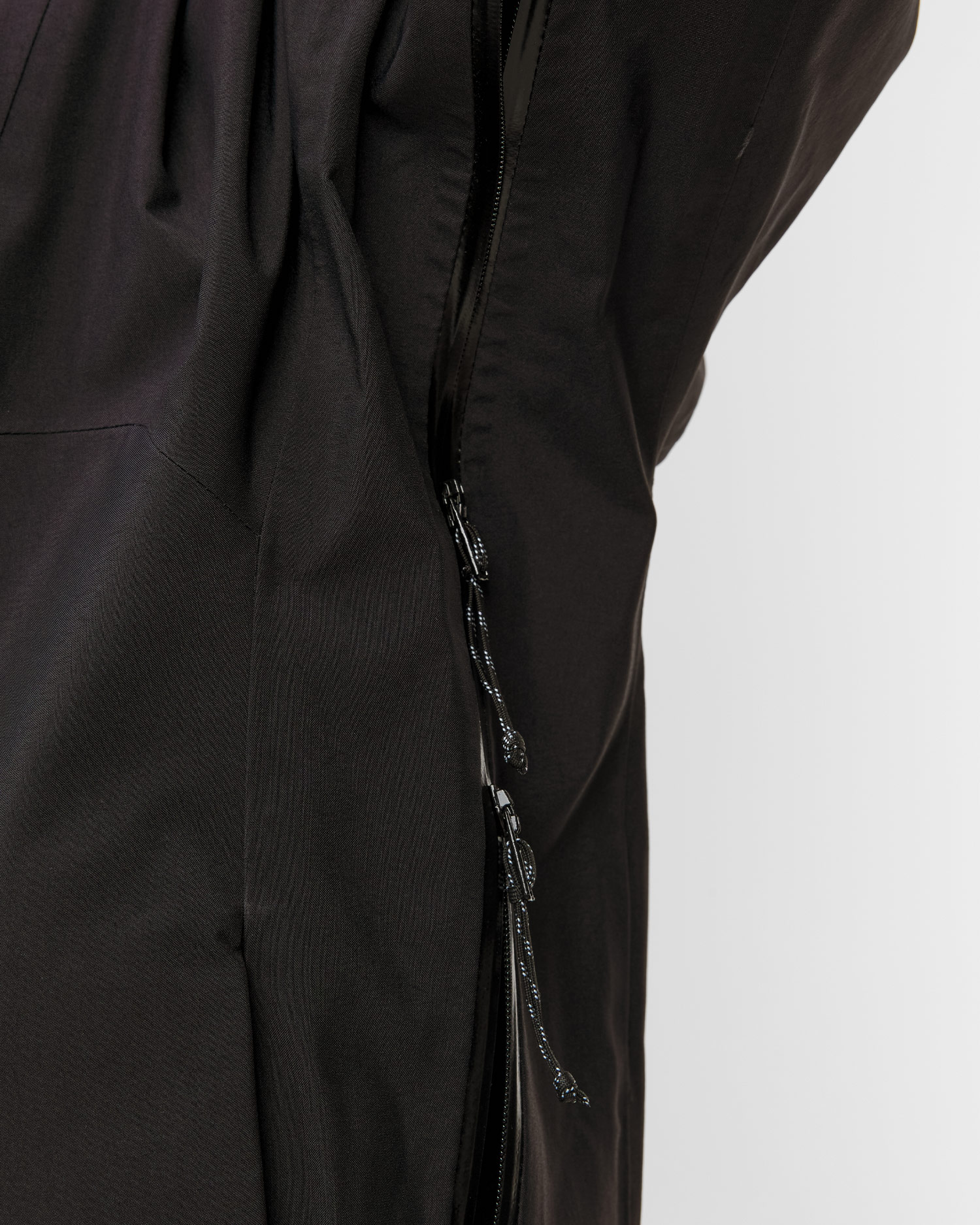 Veste hardshell noire pour hommes Mammut Crater Pro HS Hooded Jacket Men