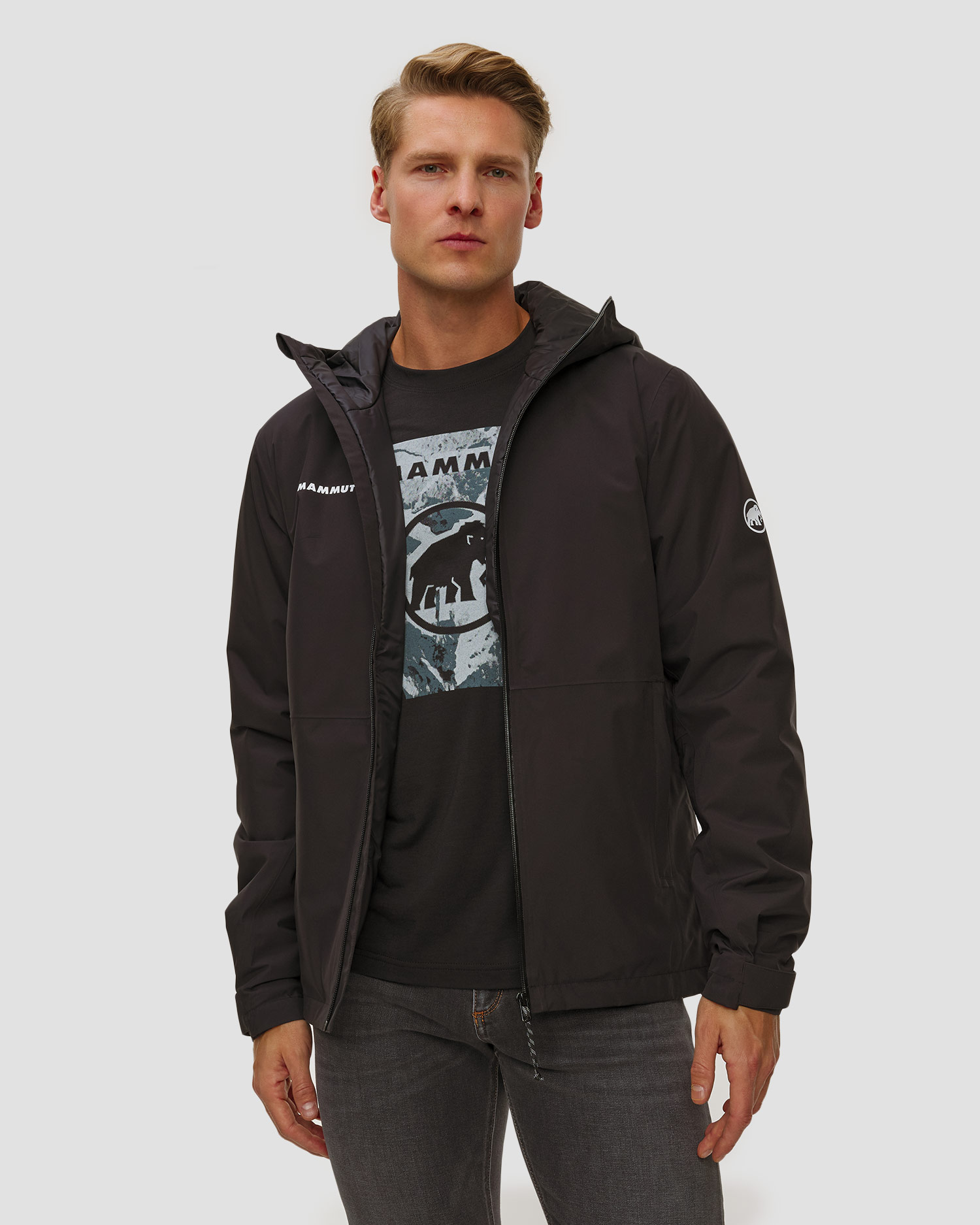 Kurtka ocieplana męska Mammut Linard HS Thermo Hooded Jacket Men czarna