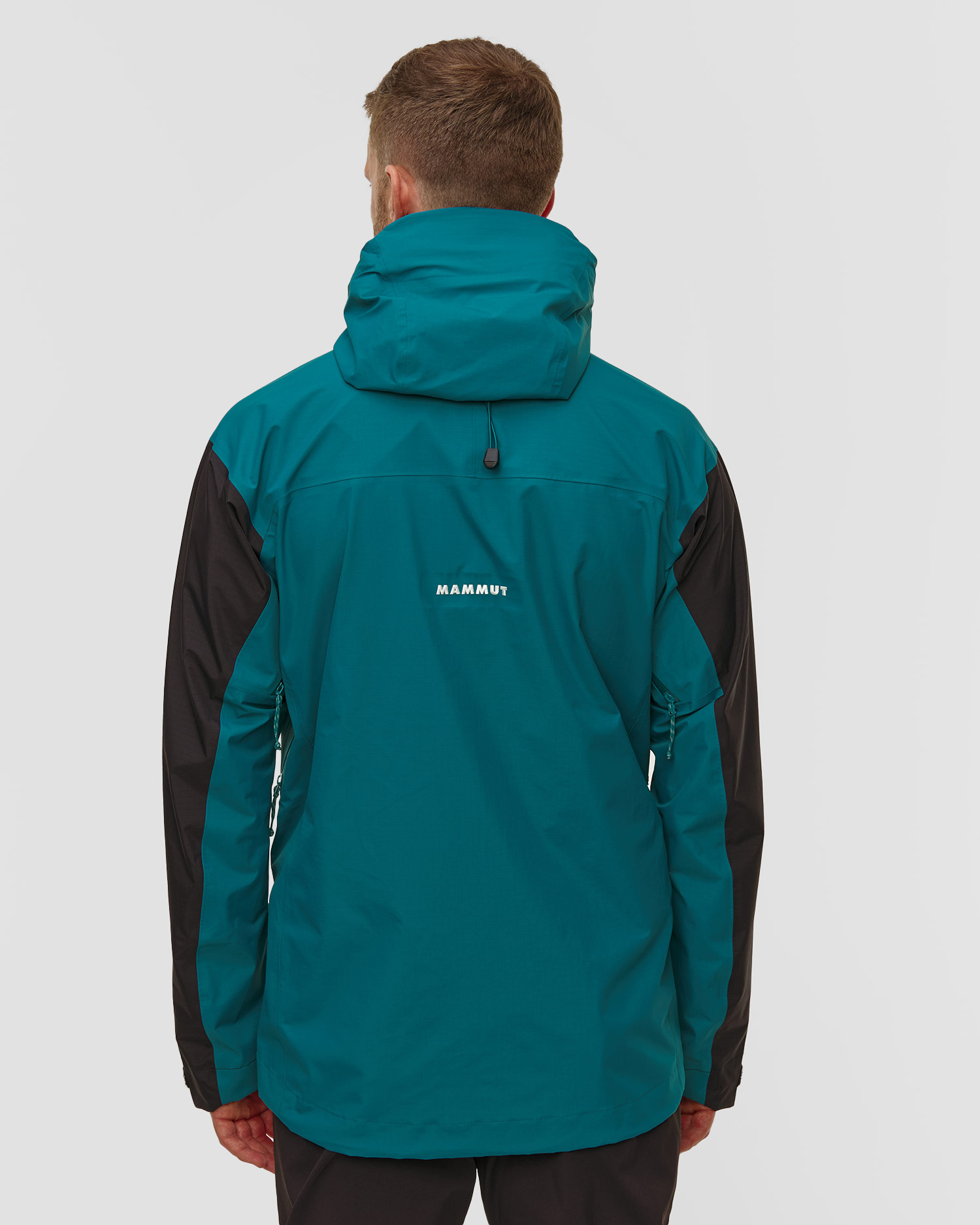 Men's hardshell Mammut Taiss HS Hooded Jacket Men turquoise black
