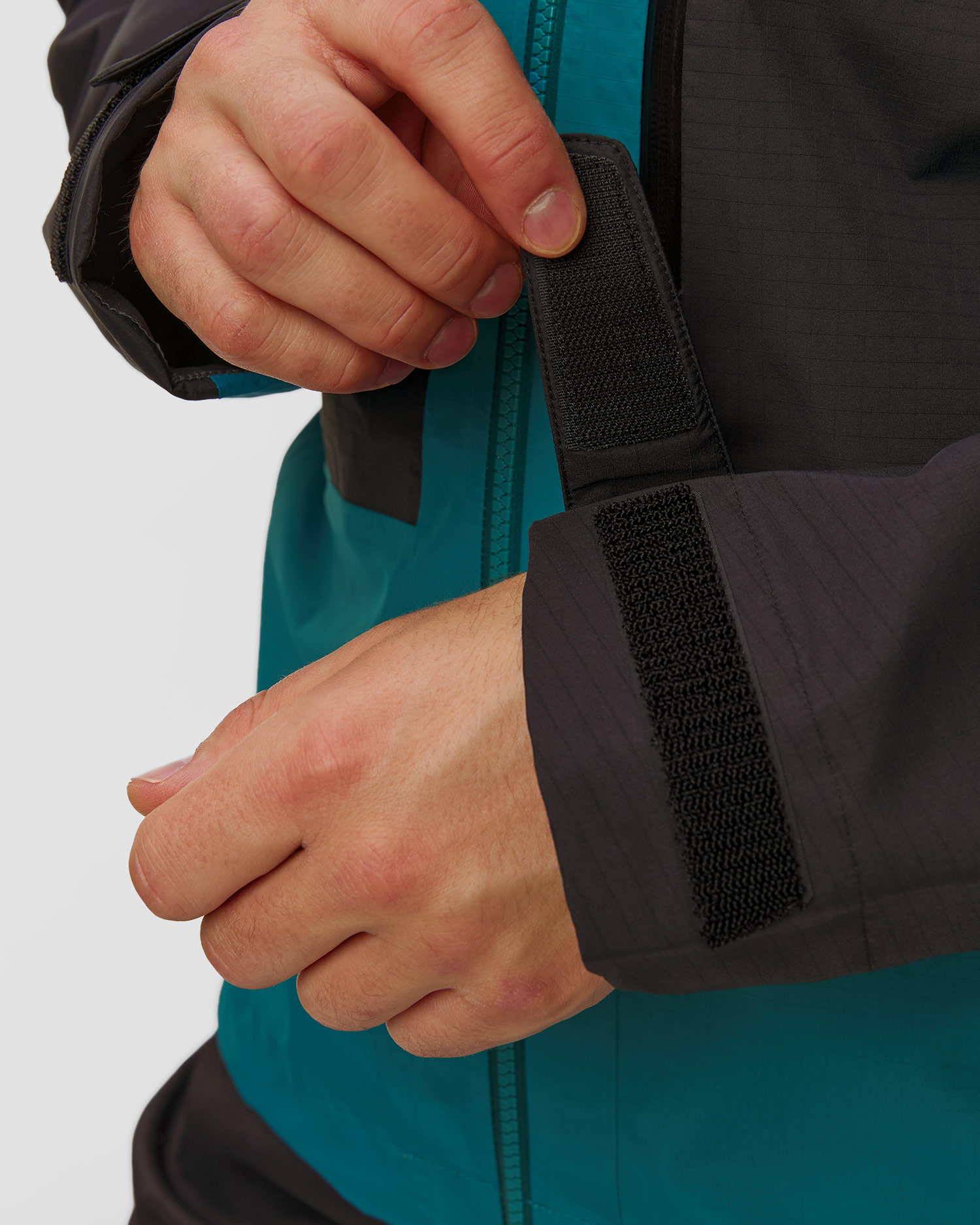 Men's hardshell Mammut Taiss HS Hooded Jacket Men turquoise black