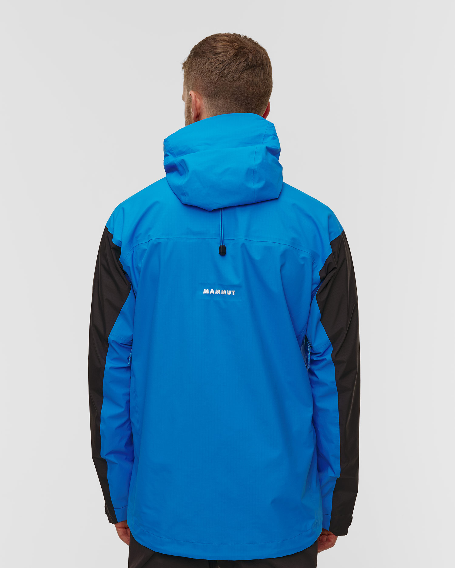 Men's hardshell Mammut Taiss HS Hooded Jacket Men blue-black