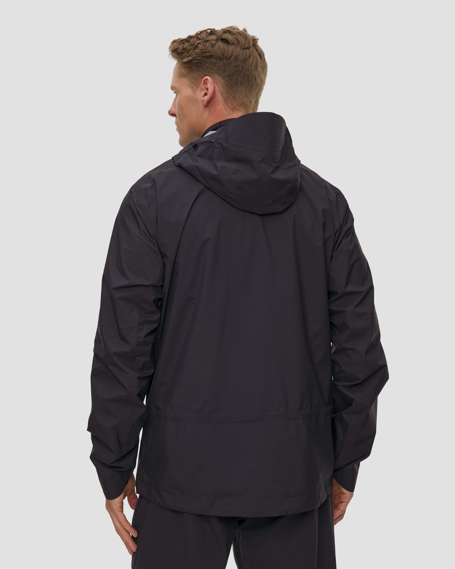 Veste hardshell noire pour hommes Mammut Ducan HS Hooded Jacket