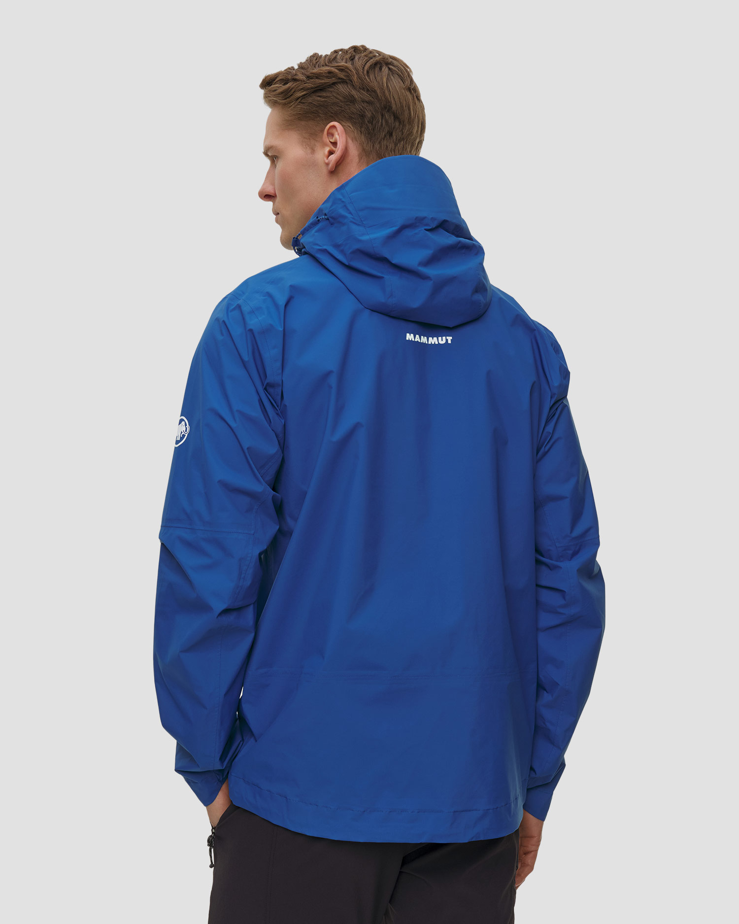 Jachetă hardshell pentru bărbați Mammut Ducan HS Hooded Jacket albastră