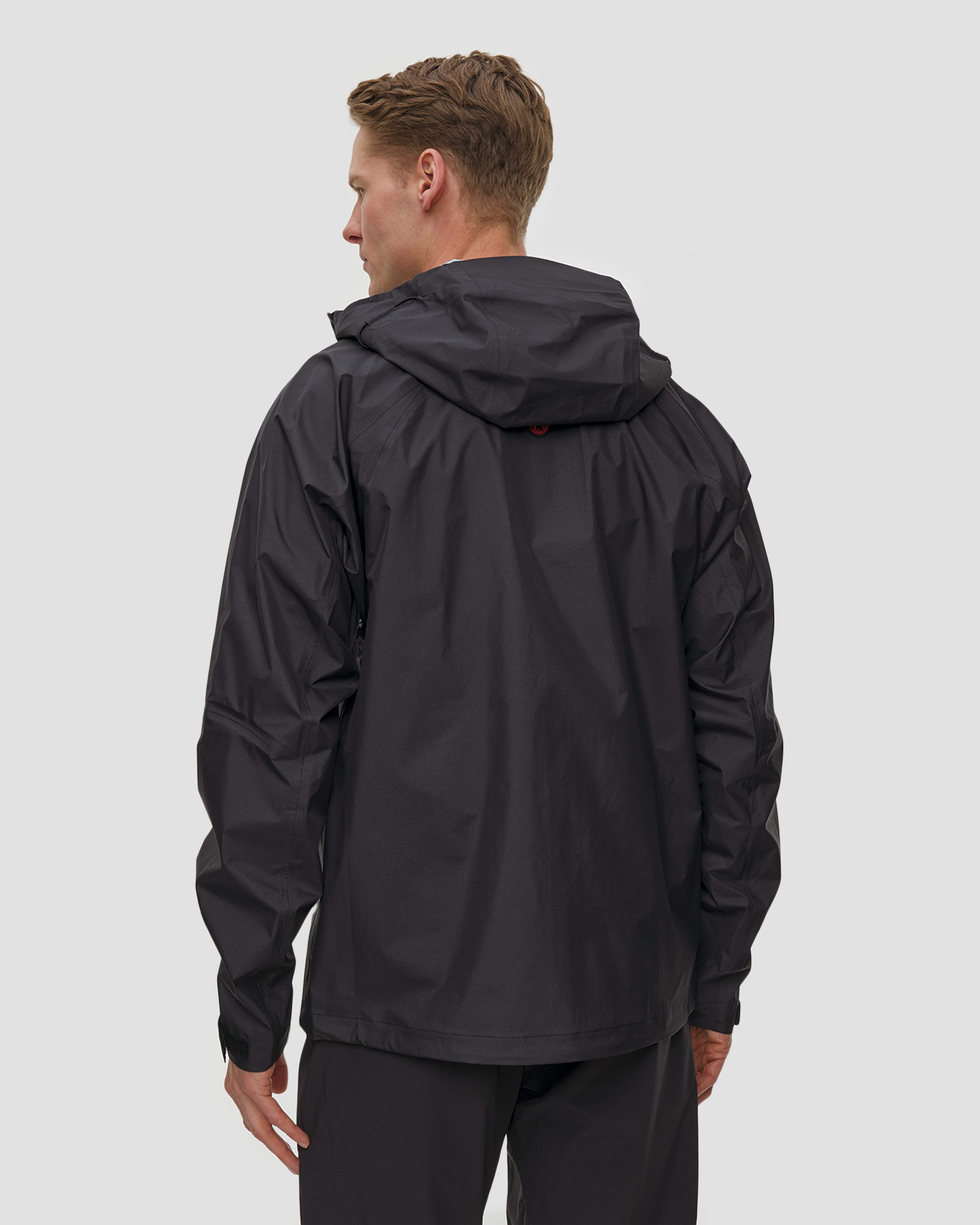 Jachetă hardshell pentru bărbați Mammut Hiking Patrol x Mammut HS Hooded Jacket neagră