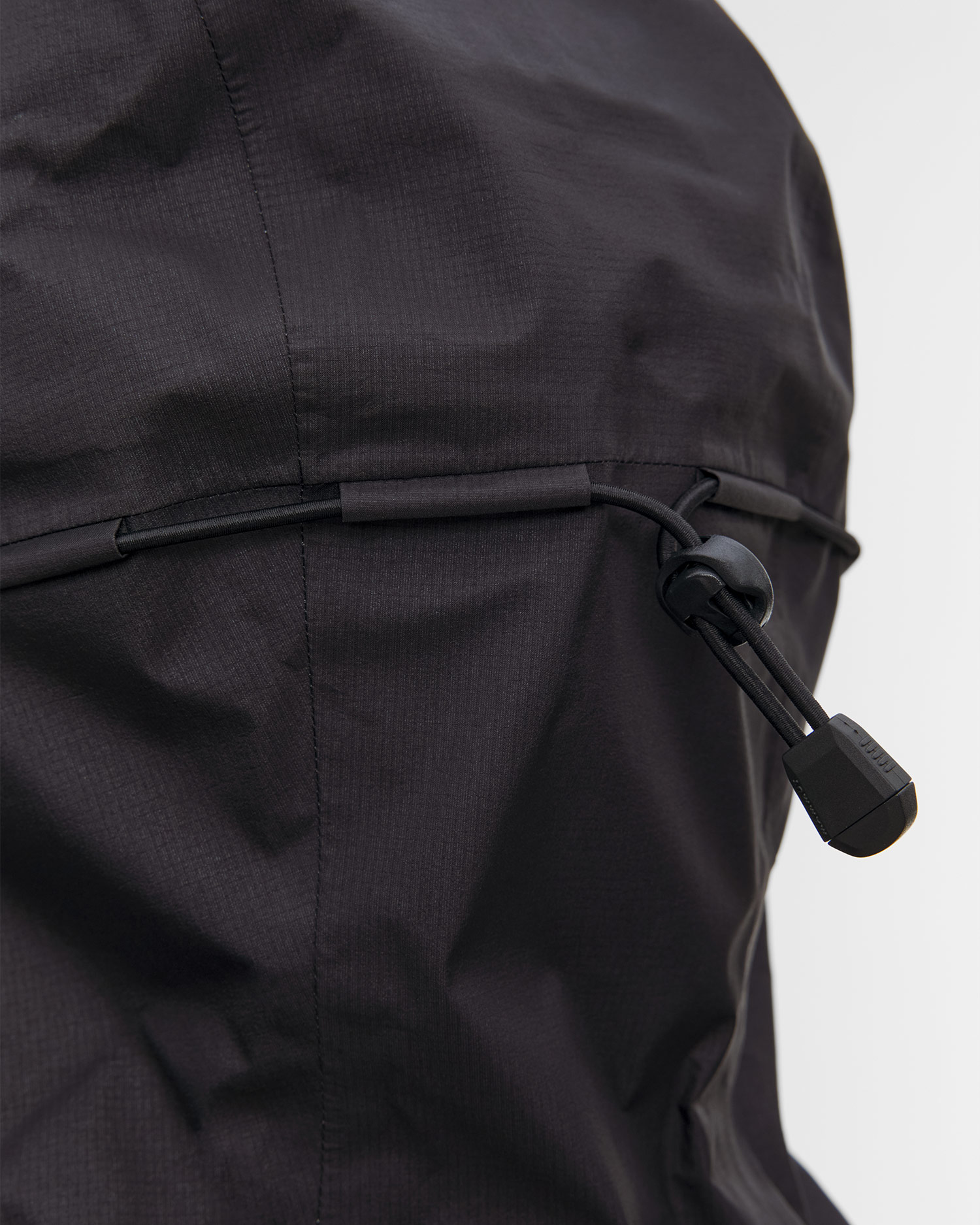 Veste hardshell noire pour hommes Mammut Hiking Patrol x Mammut HS Hooded Jacket