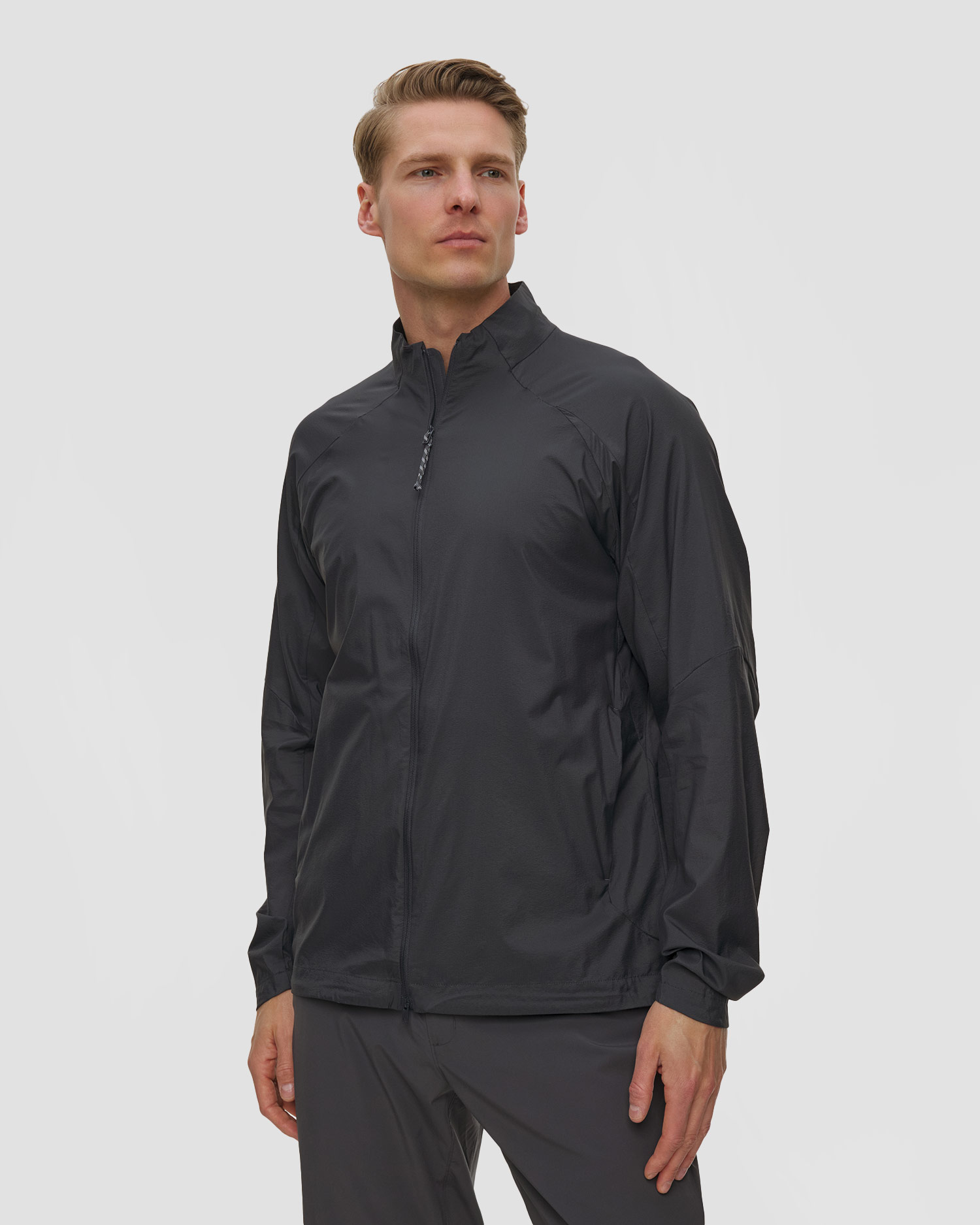 Jachetă de vânt pentru bărbați Mammut Hiking Patrol x Mammut WB Jacket gri închis