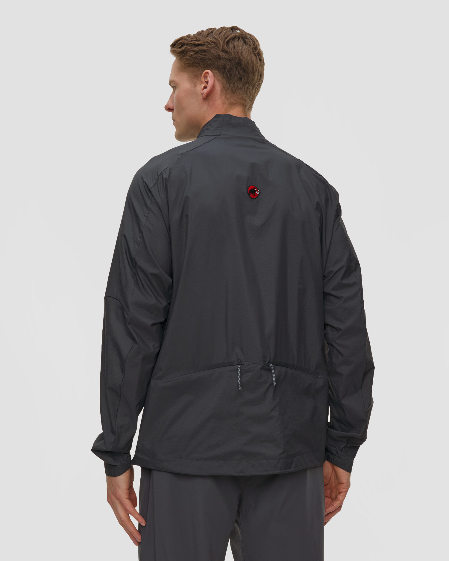 Jachetă de vânt pentru bărbați Mammut Hiking Patrol x Mammut WB Jacket gri închis