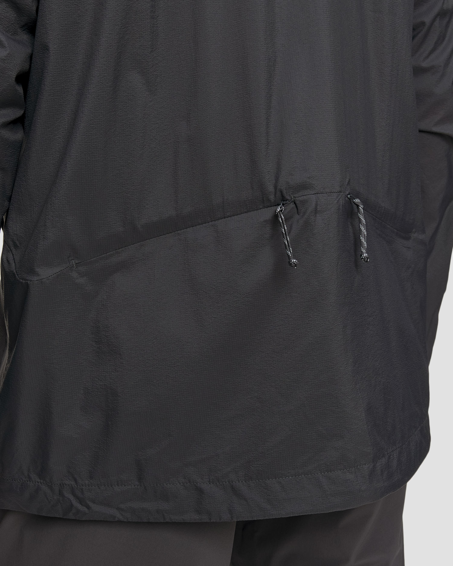 Veste coupe-vent gris foncé pour hommes Mammut Hiking Patrol x Mammut WB Jacket