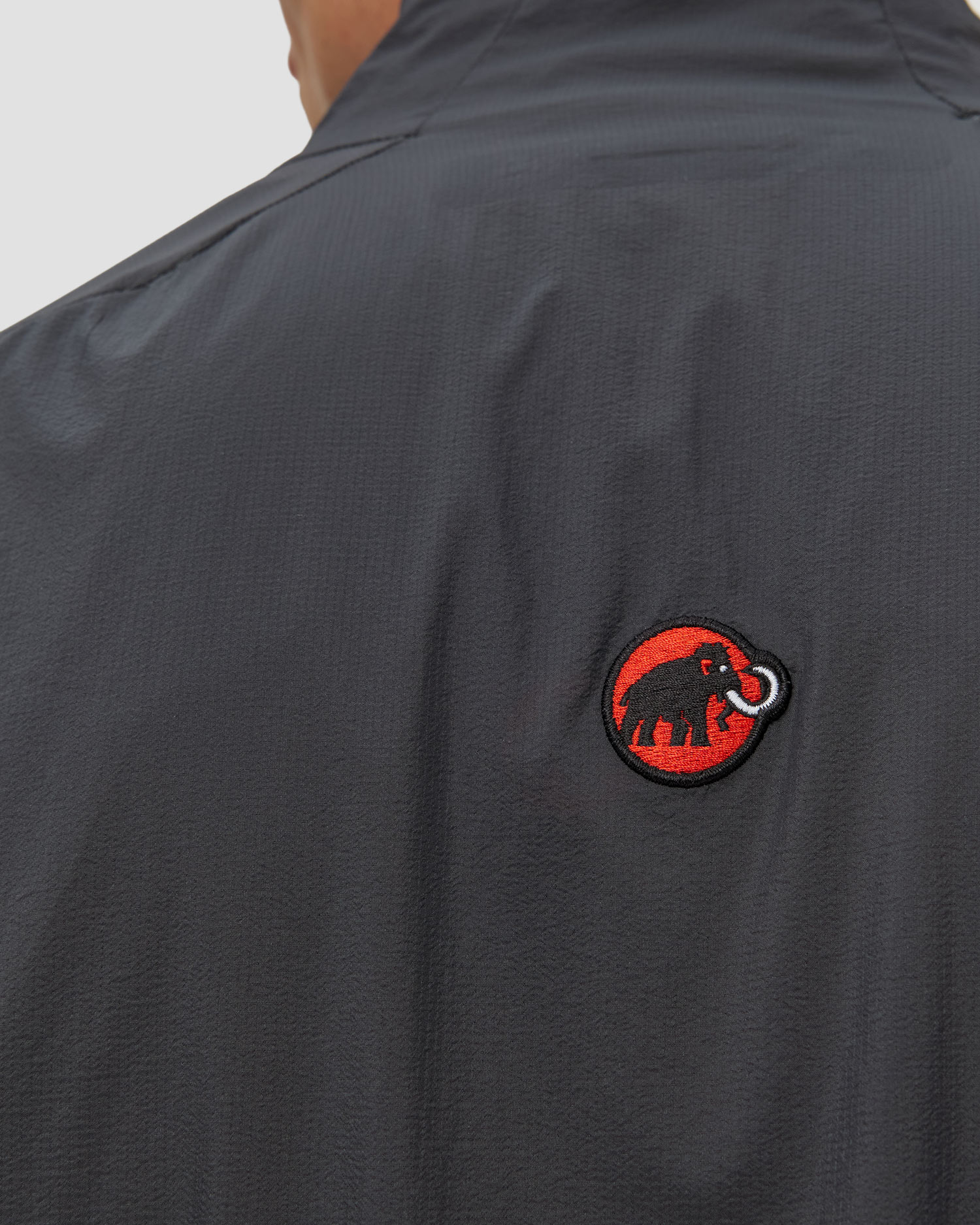 Veste coupe-vent gris foncé pour hommes Mammut Hiking Patrol x Mammut WB Jacket