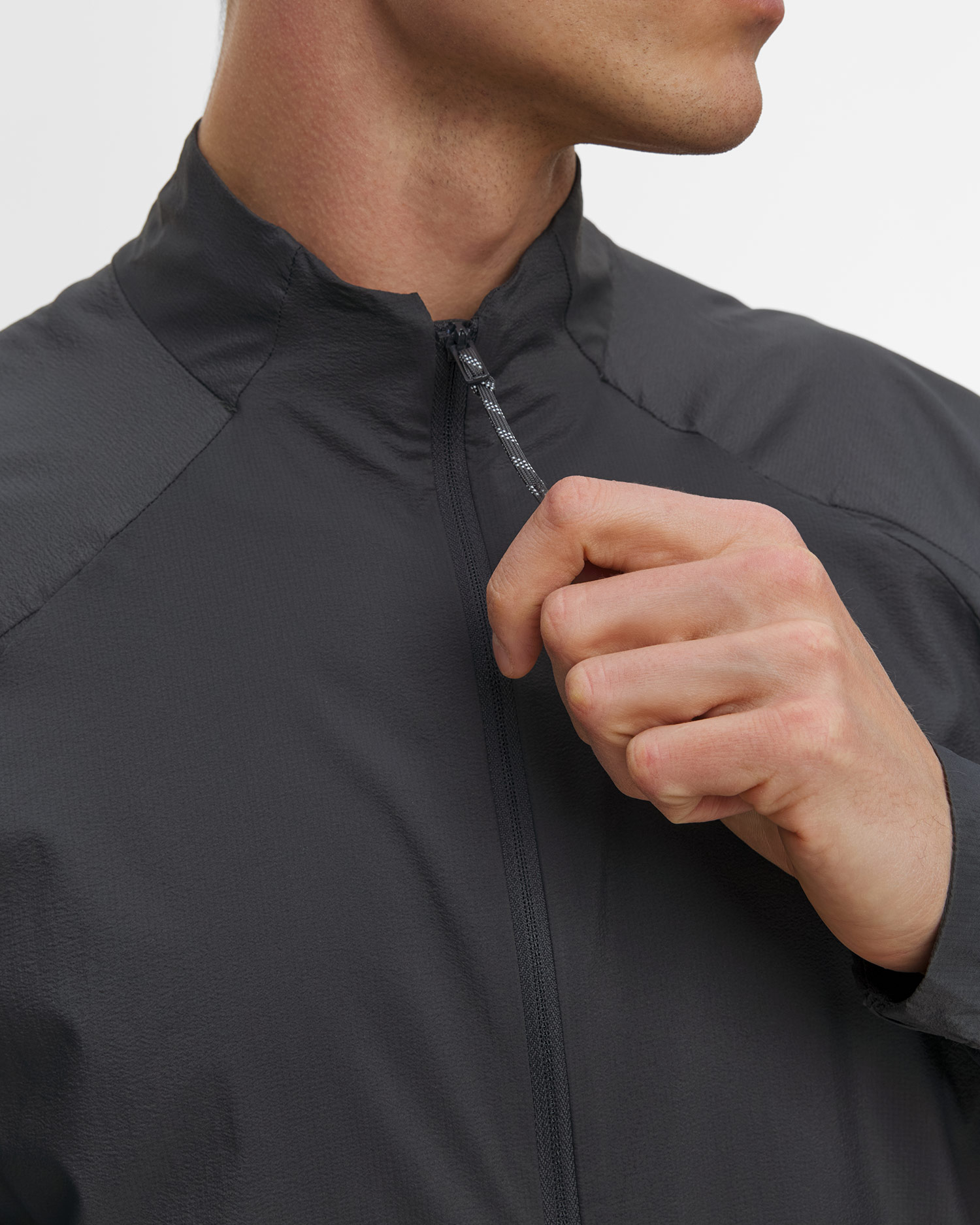 Jachetă de vânt pentru bărbați Mammut Hiking Patrol x Mammut WB Jacket gri închis