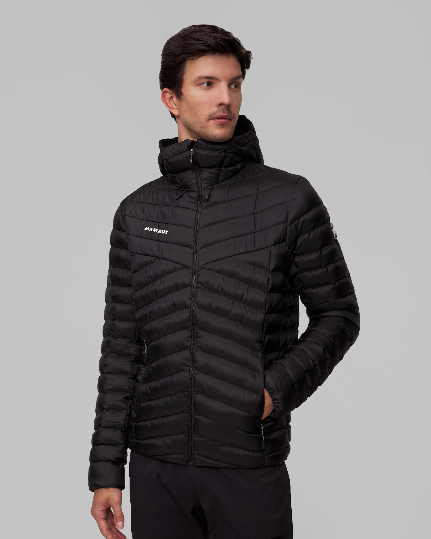 Doudoune noire pour hommes Mammut Albula IN 