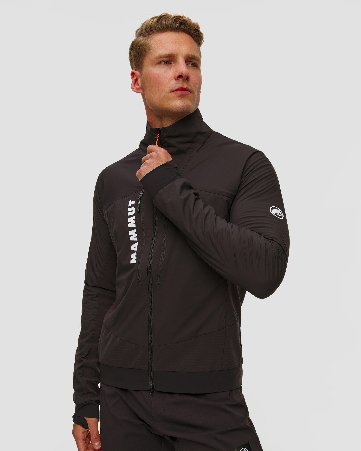 Veste hybride noire pour hommes Mammut Aenergy In Hybrid Men