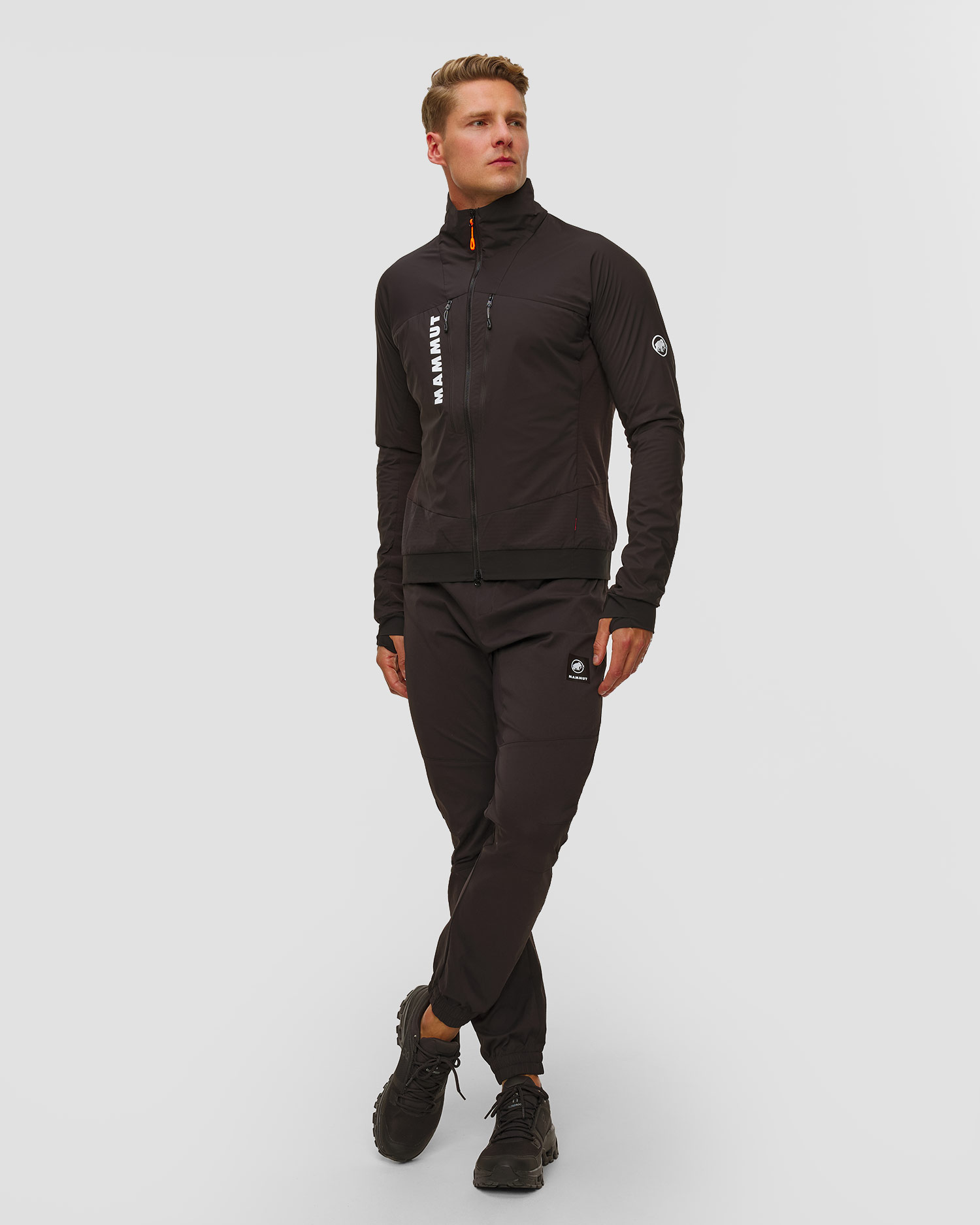 Veste hybride noire pour hommes Mammut Aenergy In Hybrid Men