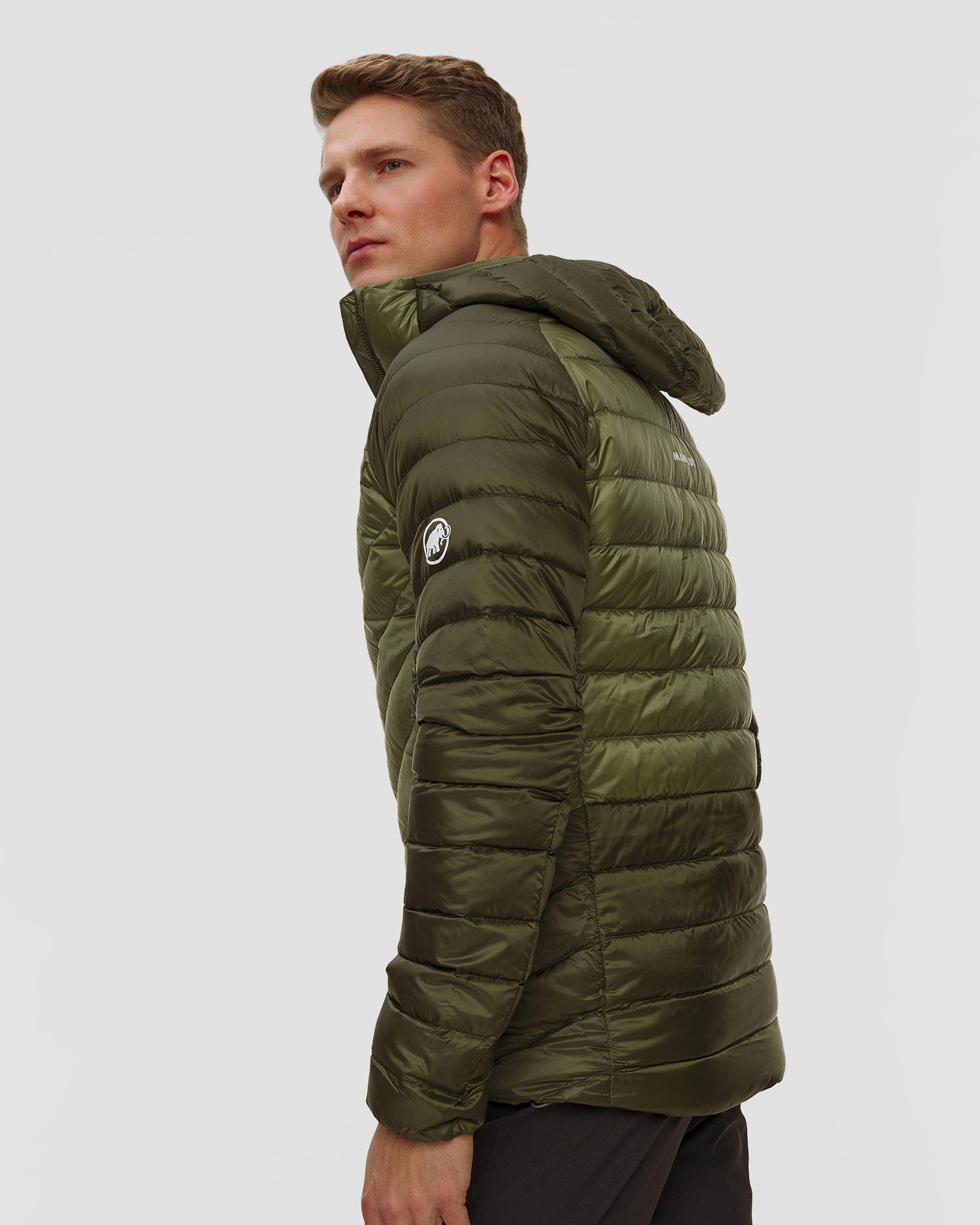 Prošívaná pánská bunda Mammut Broad Peak IN Hooded Jacket Men