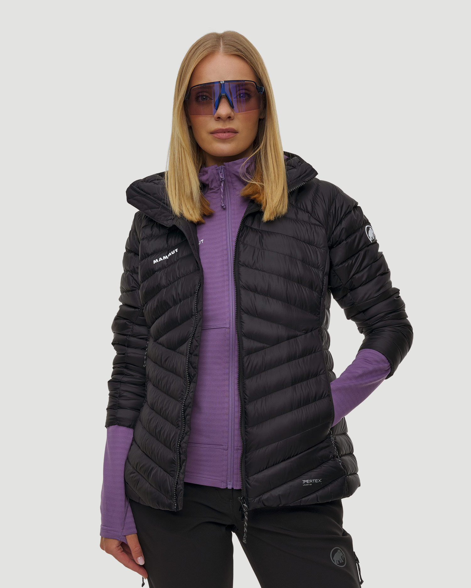 Mammut Broad Peak IN Hooded Jacket Women black, Color/Pattern: Czarny