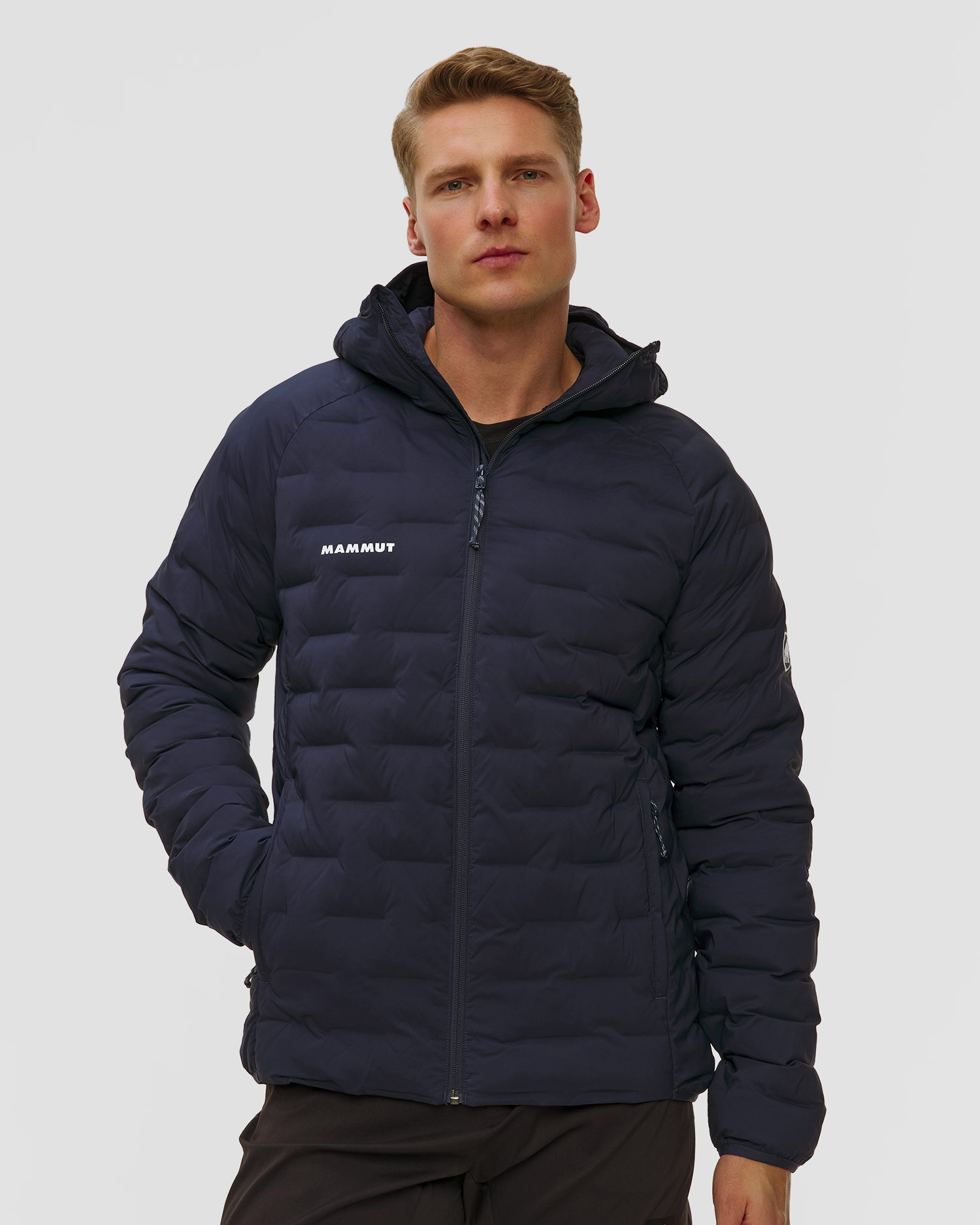 Insulated Mammut Sender IN Hooded Jacket Men navy blue